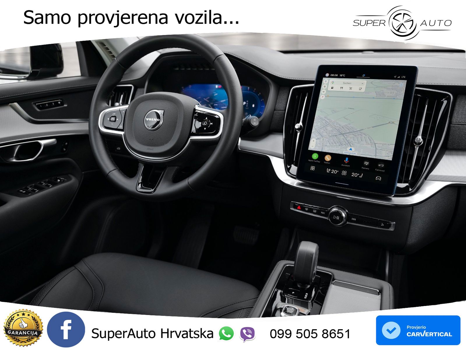 Volvo XC90 2.0 B5 AWD Automatic MATRIX+GR SJED+KAM