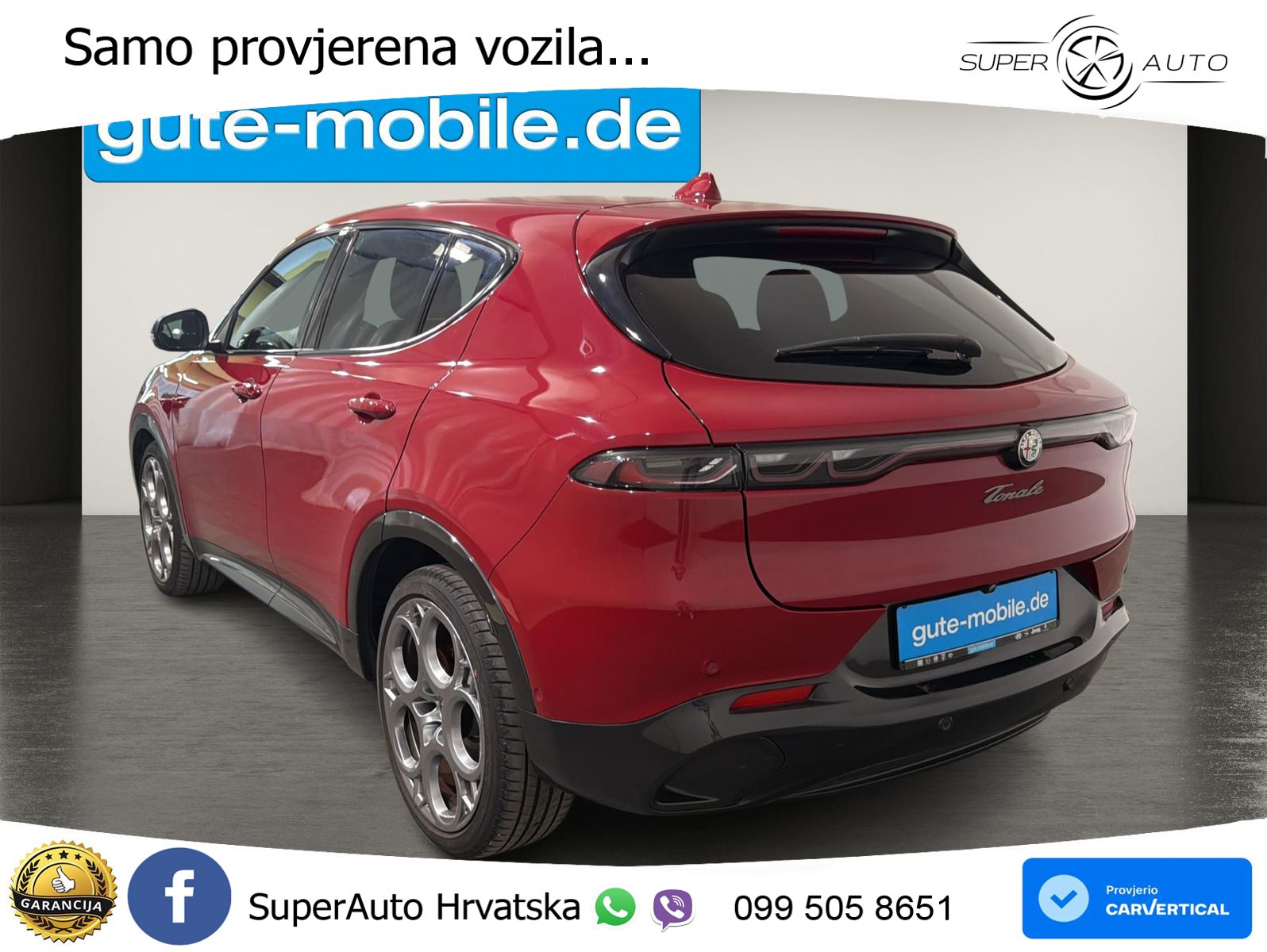 Alfa Romeo Tonale 1.5 VGT (160 KS) 48V-Hybrid TCT LED+GR SJED+ACC