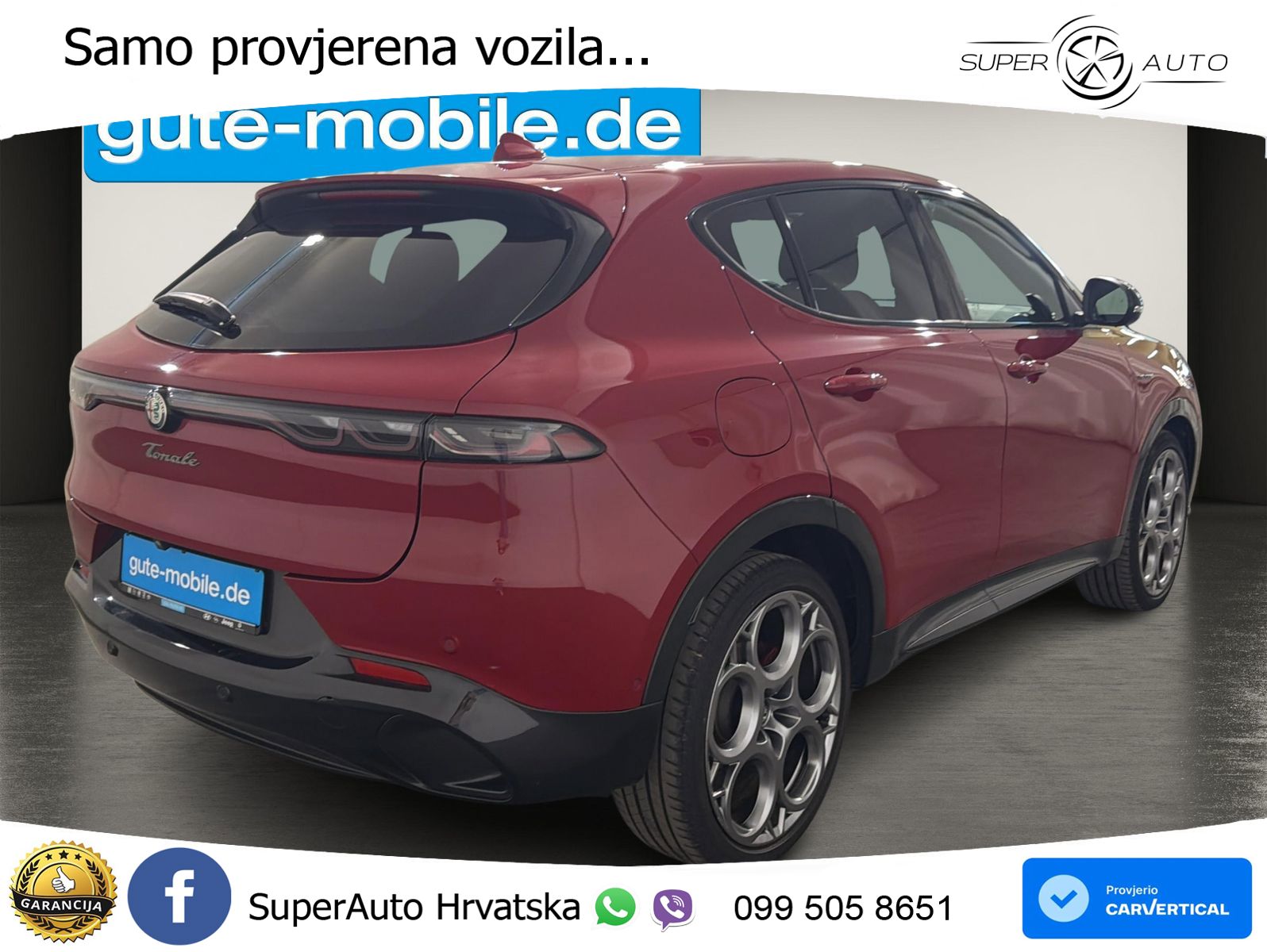 Alfa Romeo Tonale 1.5 VGT (160 KS) 48V-Hybrid TCT LED+GR SJED+ACC