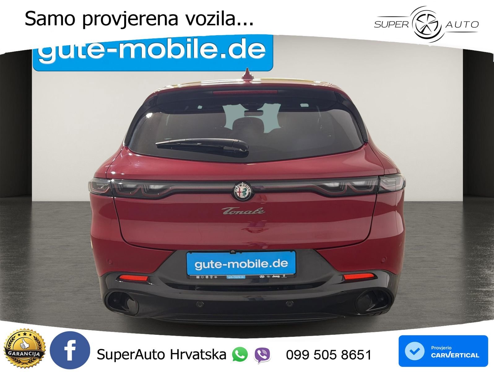 Alfa Romeo Tonale 1.5 VGT (160 KS) 48V-Hybrid TCT LED+GR SJED+ACC
