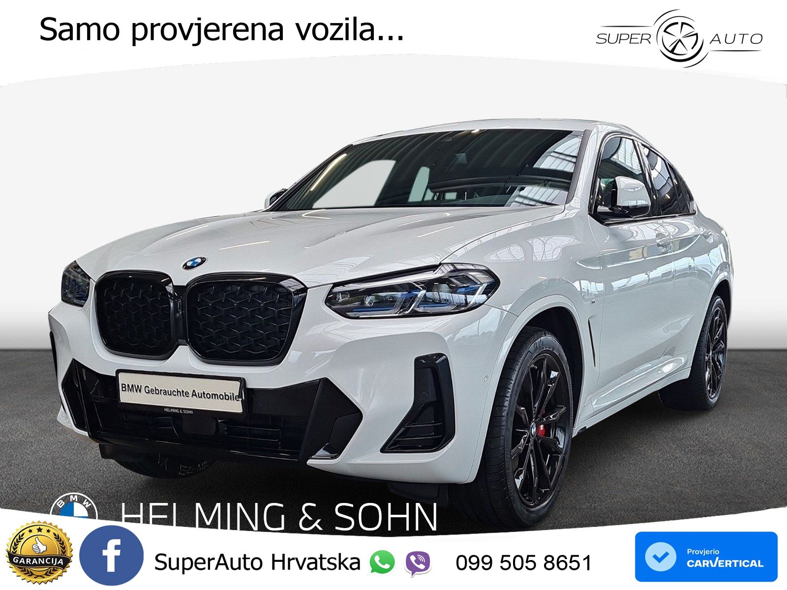 BMW X4 30d (286 KS) xDrive Steptronic M Sport LED+GR SJED+ACC