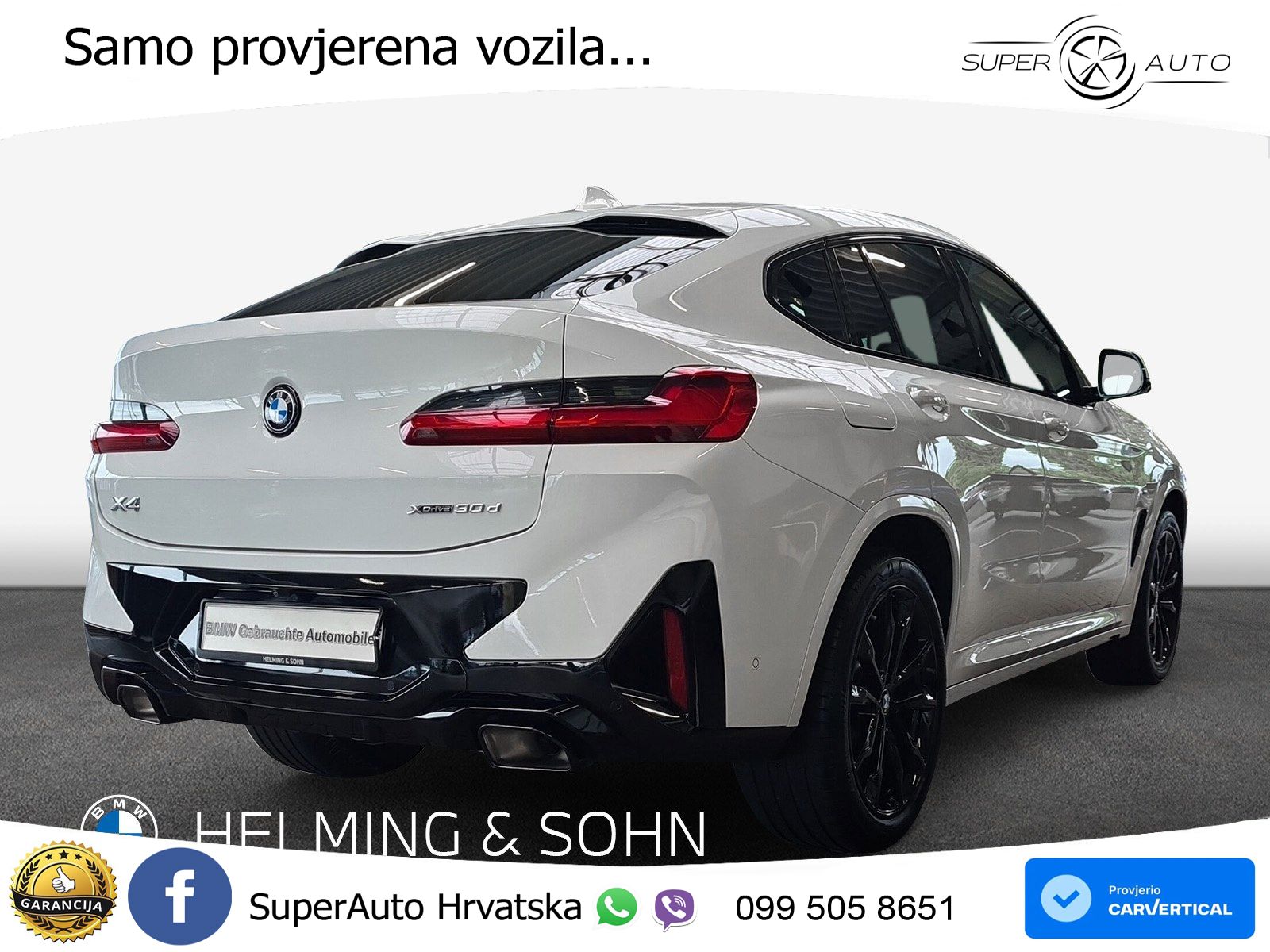 BMW X4 30d (286 KS) xDrive Steptronic M Sport LED+GR SJED+ACC