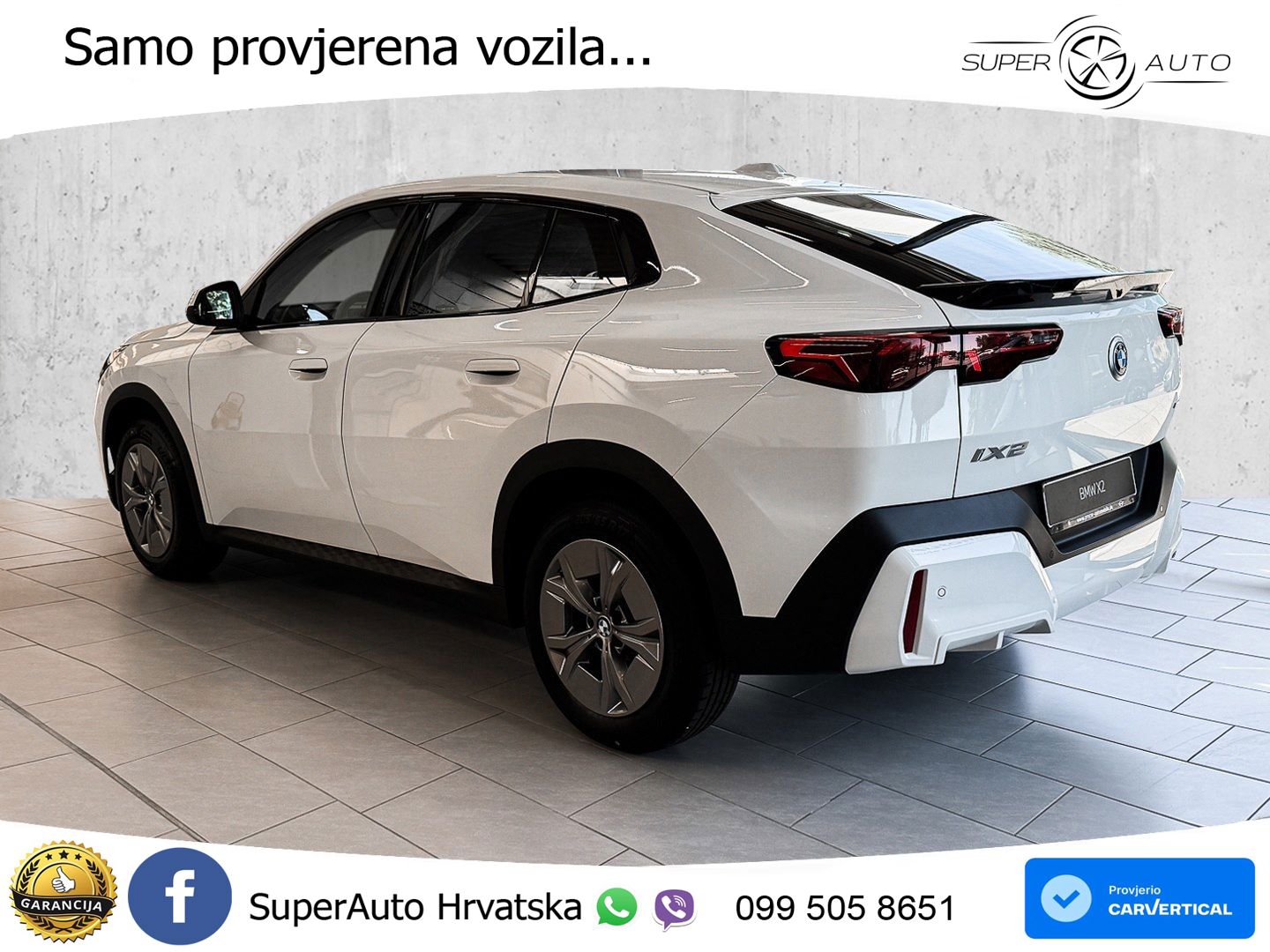 BMW iX2 66.5 kWh (204 KS) eDrive20