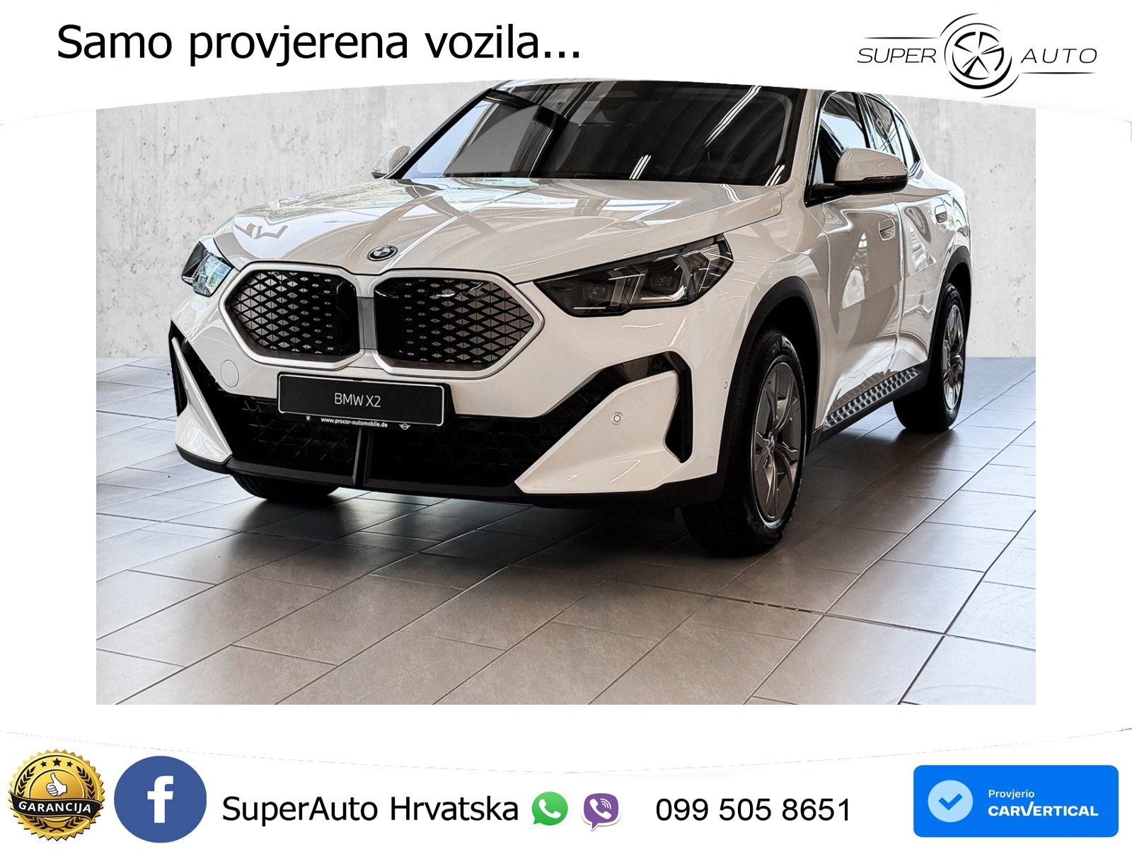 BMW iX2 66.5 kWh (204 KS) eDrive20