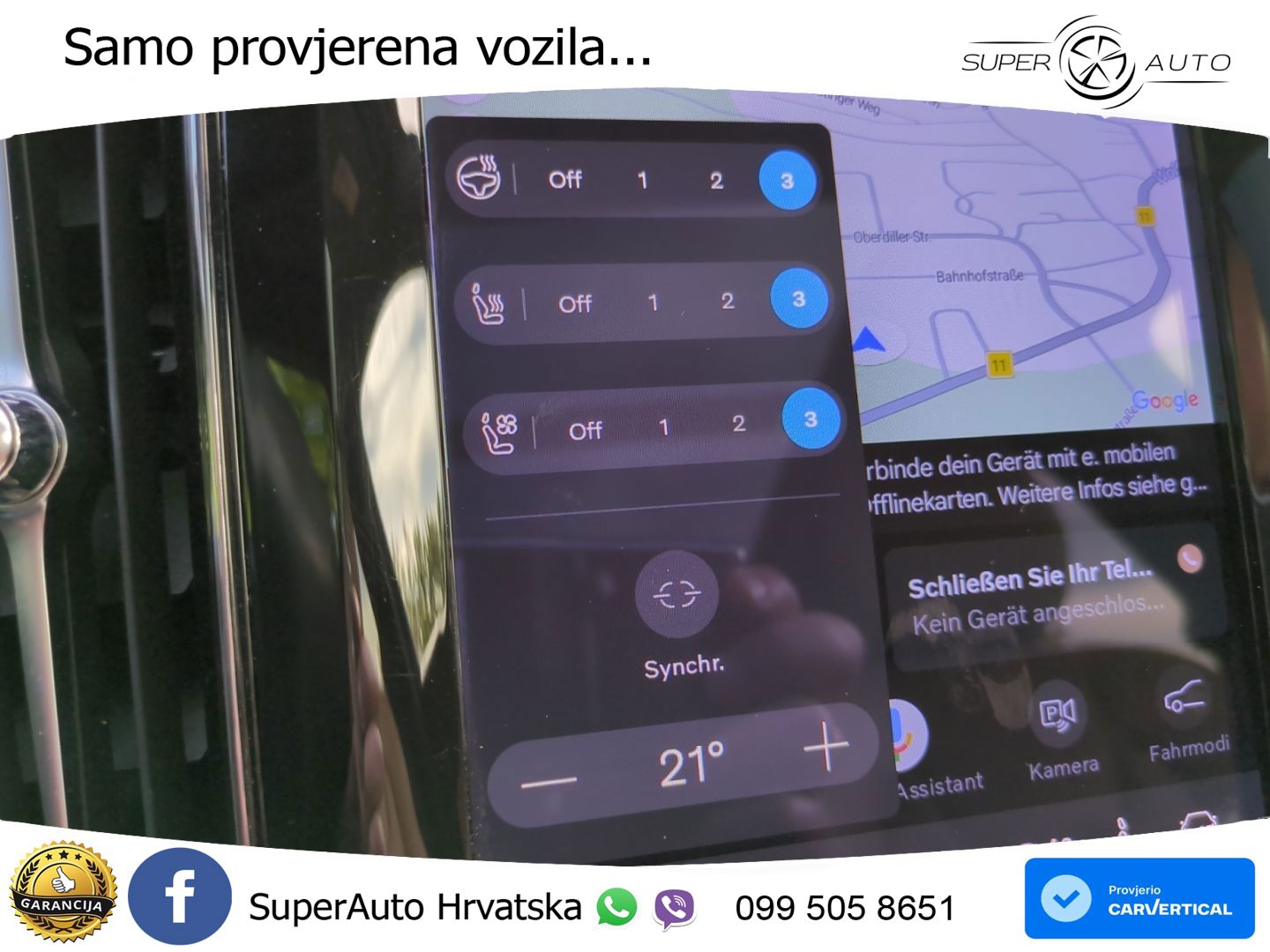 Volvo XC60 T8 AWD Geartronic ZRAČNI+ACC+GR SJED+KAM+PANO