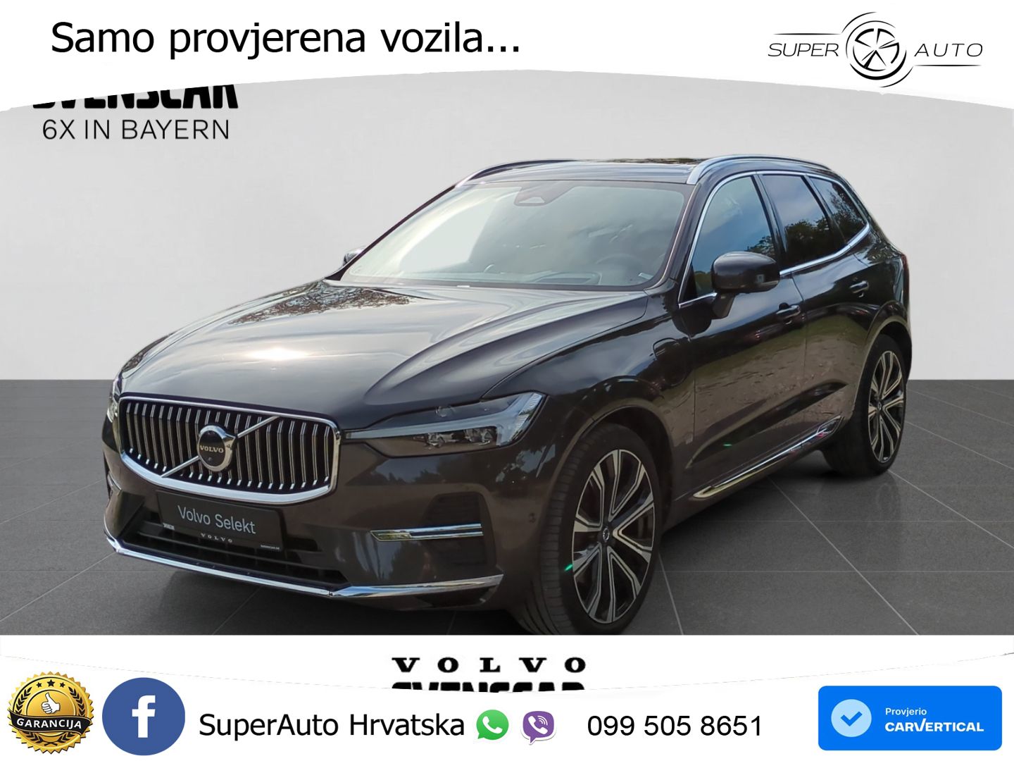 Volvo XC60 T8 AWD Geartronic ZRAČNI+ACC+GR SJED+KAM+PANO