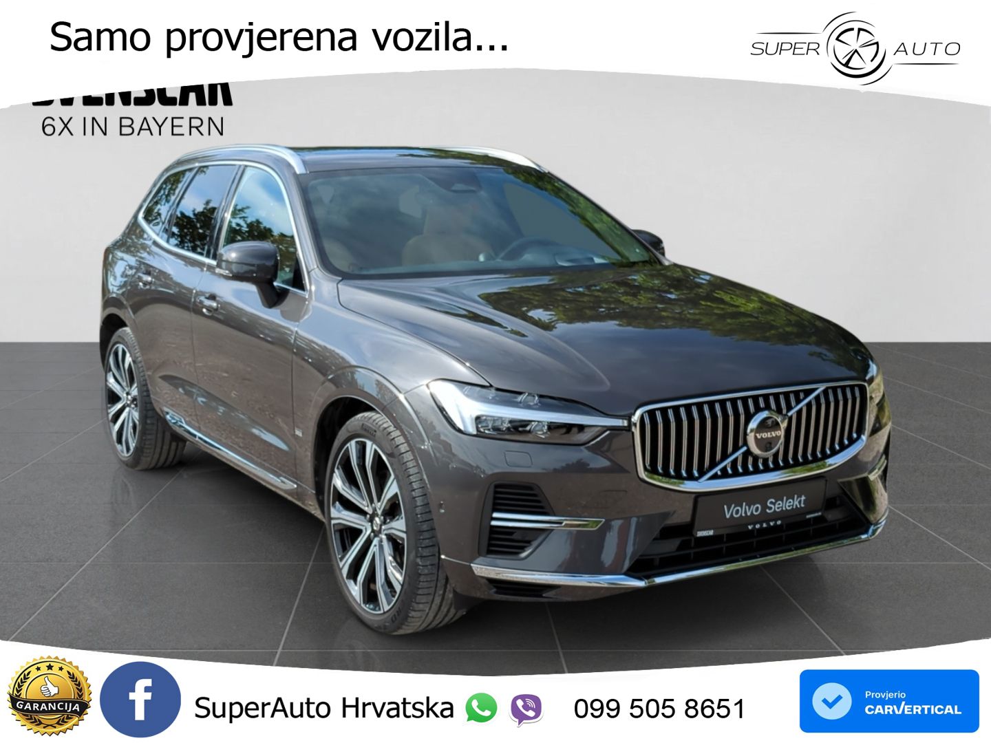 Volvo XC60 T8 AWD Geartronic ZRAČNI+ACC+GR SJED+KAM+PANO