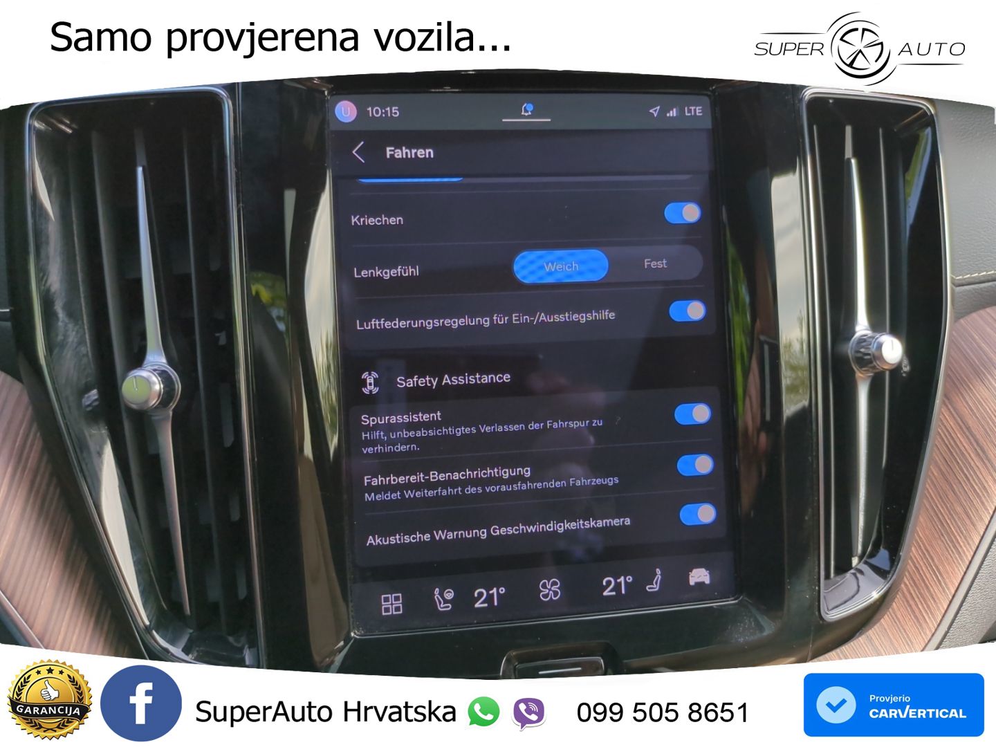 Volvo XC60 T8 AWD Geartronic ZRAČNI+ACC+GR SJED+KAM+PANO