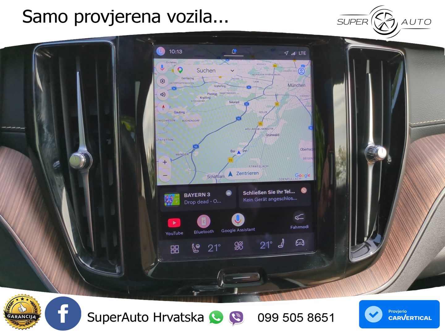 Volvo XC60 T8 AWD Geartronic ZRAČNI+ACC+GR SJED+KAM+PANO