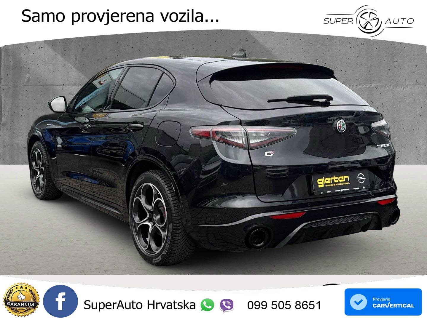 Alfa Romeo Stelvio 2.2 MultiJet II (210 KS) Q4 Automatic LED+GR SJED+ACC