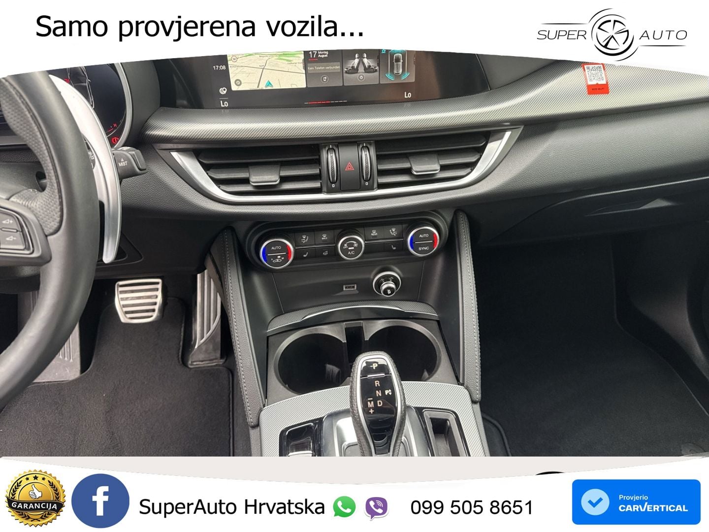 Alfa Romeo Stelvio 2.2 MultiJet II (210 KS) Q4 Automatic LED+GR SJED+ACC