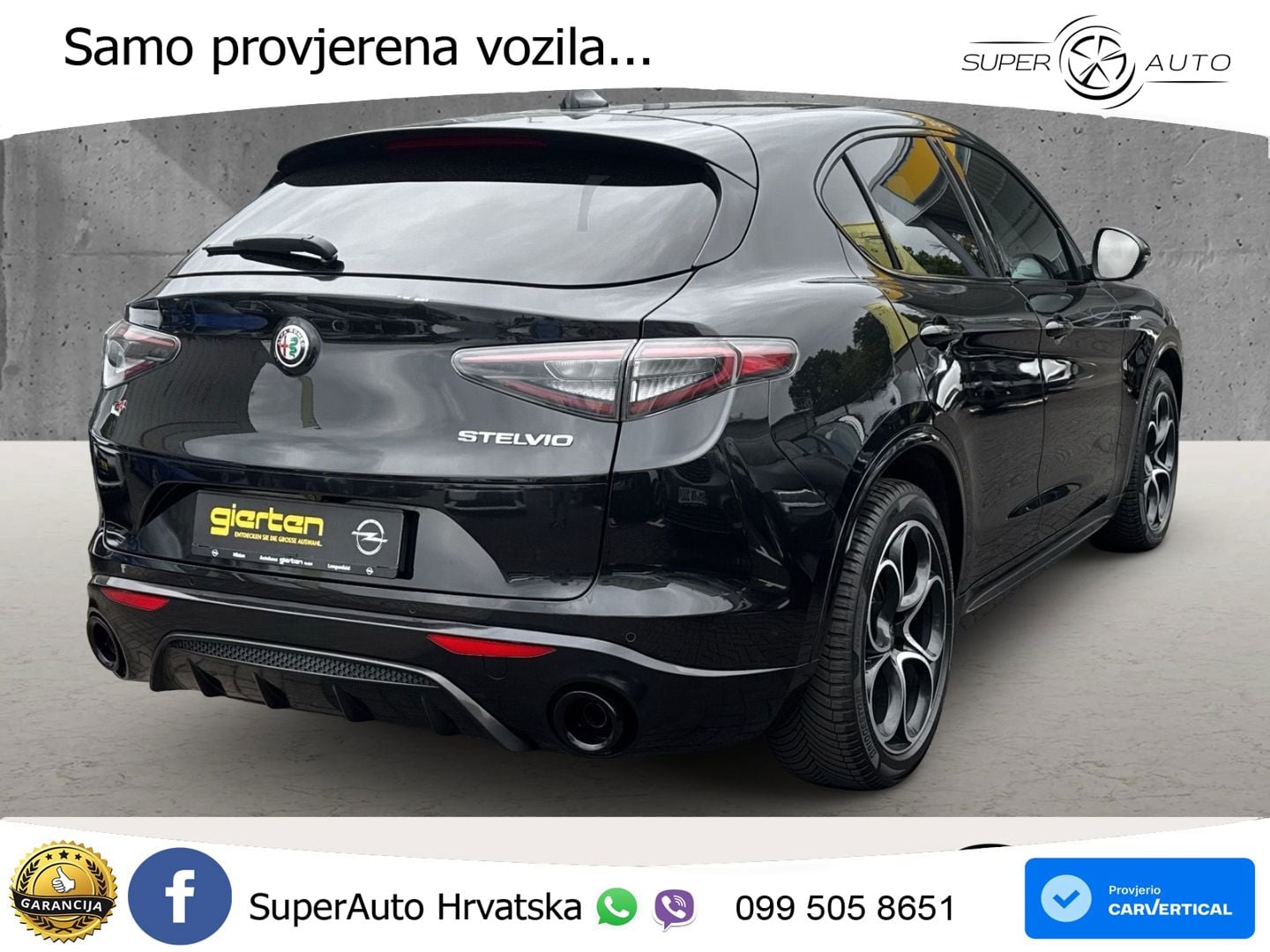 Alfa Romeo Stelvio 2.2 MultiJet II (210 KS) Q4 Automatic LED+GR SJED+ACC