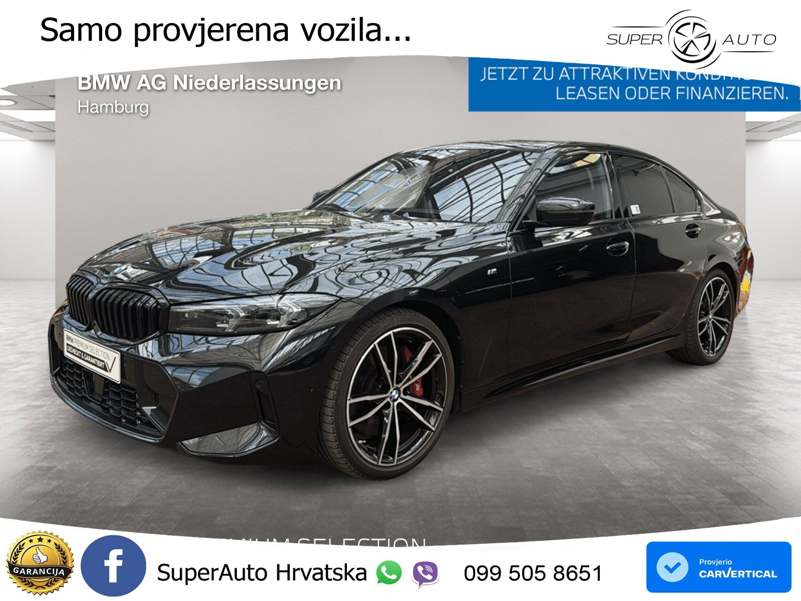 BMW 320d (190 KS) Steptronic M Sport LED+GR SJED+ACC
