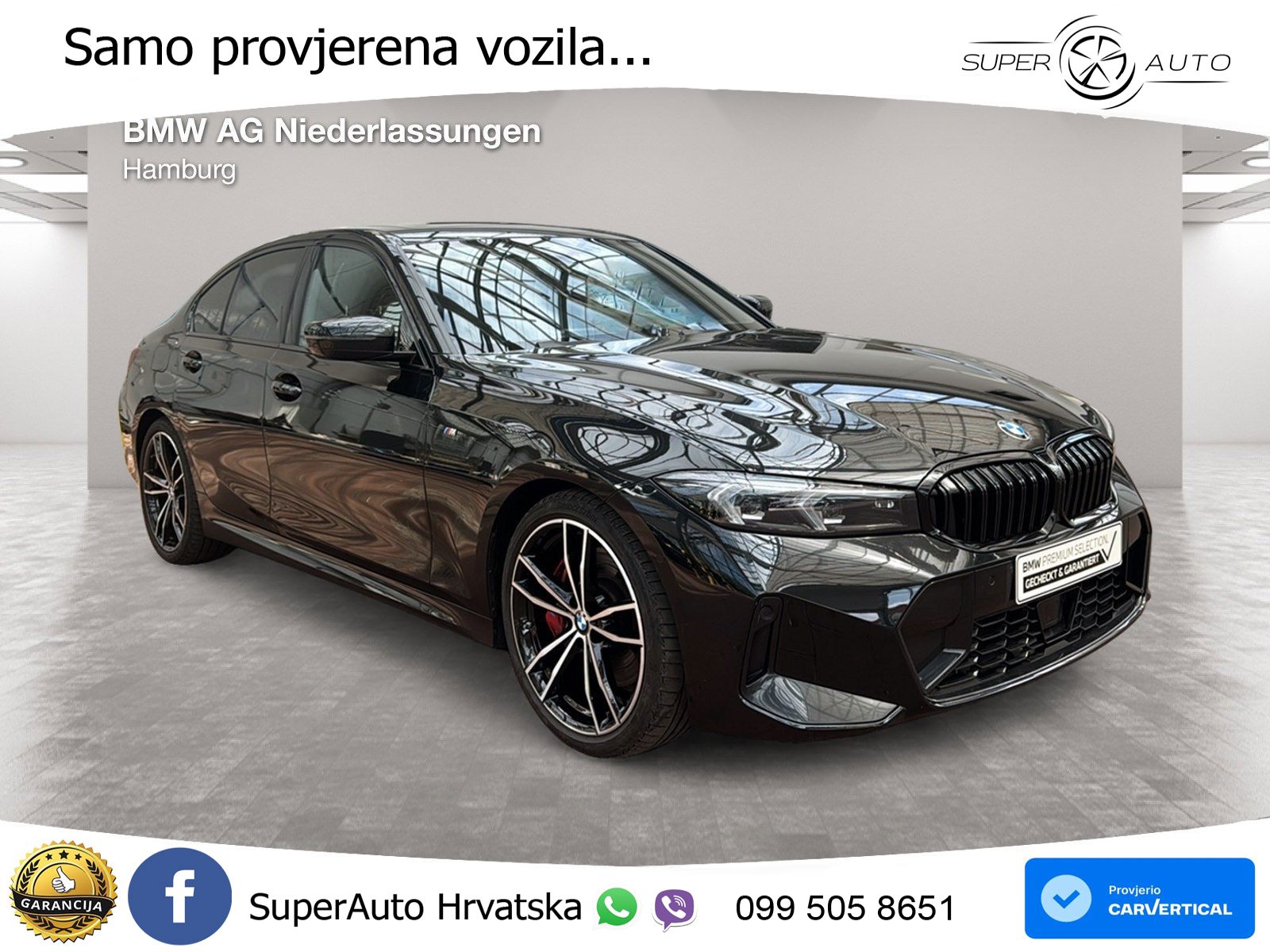 BMW 320d (190 KS) Steptronic M Sport LED+GR SJED+ACC