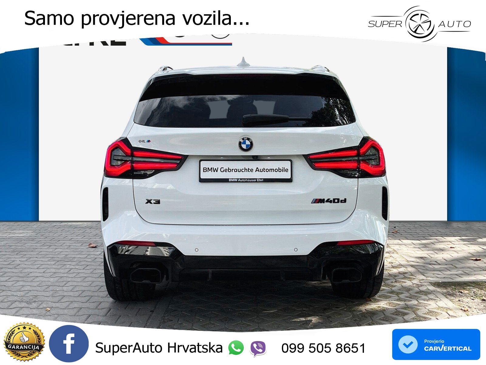 BMW X3 M40d xDrive Steptronic LED+GR SJED+ACC
