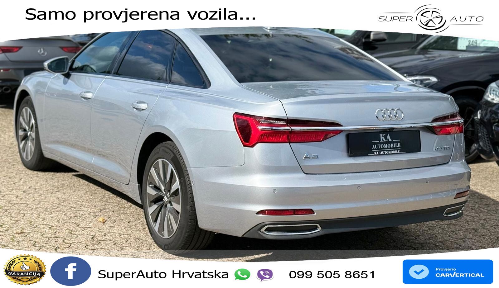 Audi A6 40 TDI (204 KS) S tronic LED+GR SJED+ACC