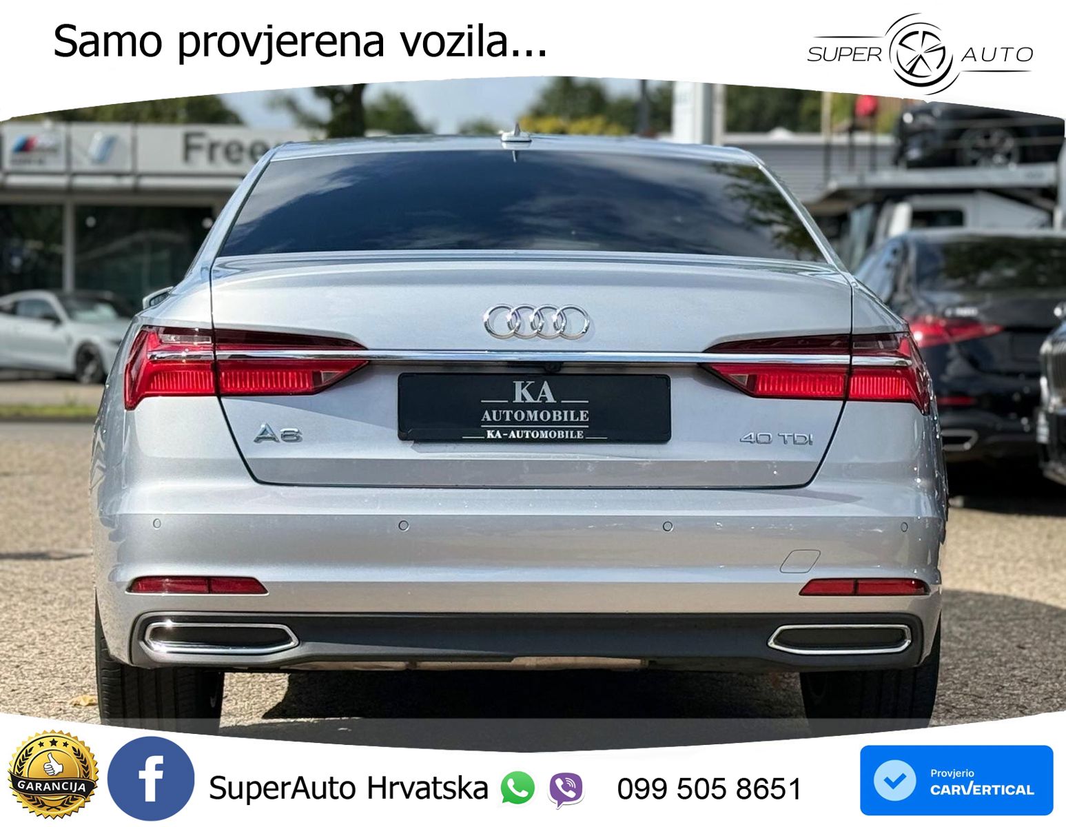 Audi A6 40 TDI (204 KS) S tronic LED+GR SJED+ACC