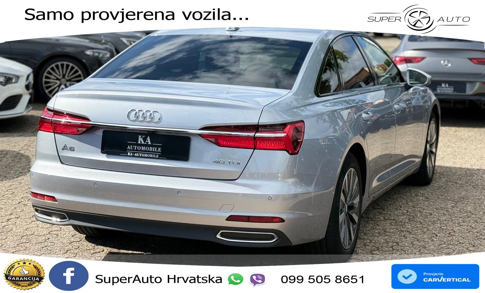 Audi A6 40 TDI (204 KS) S tronic LED+GR SJED+ACC