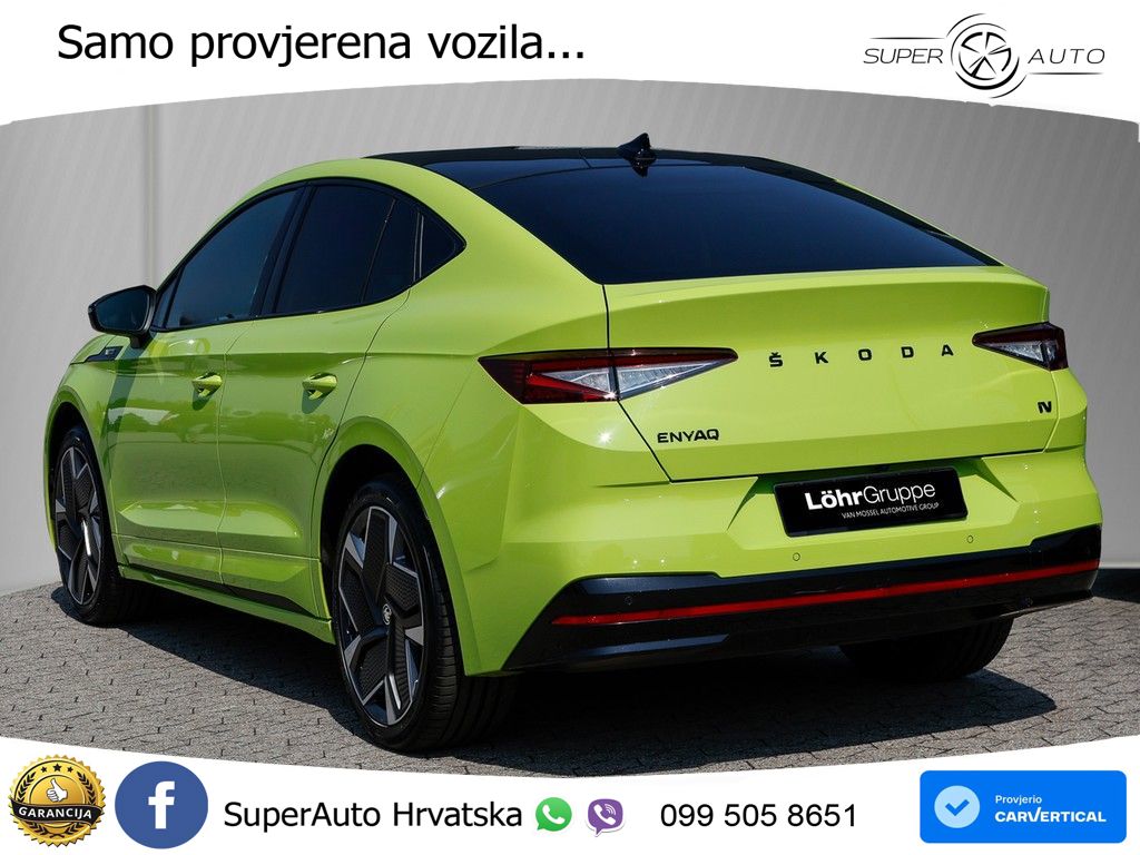 Škoda Enyaq Coupe iV RS 82 kWh (299 KS) AWD Lounge MATRIX+GR SJED+KAM