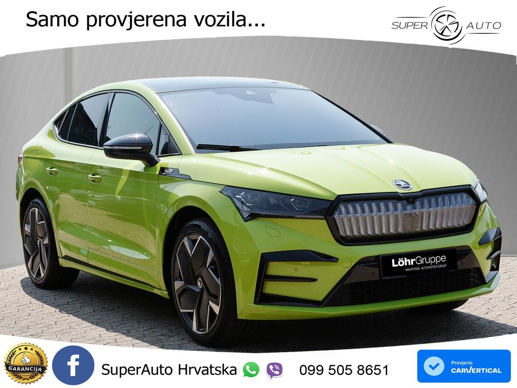 Škoda Enyaq Coupe iV RS 82 kWh (299 KS) AWD Lounge MATRIX+GR SJED+KAM