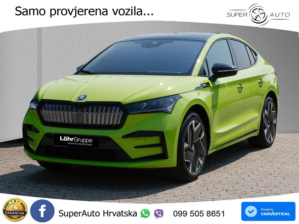 Škoda Enyaq Coupe iV RS 82 kWh (299 KS) AWD Lounge MATRIX+GR SJED+KAM
