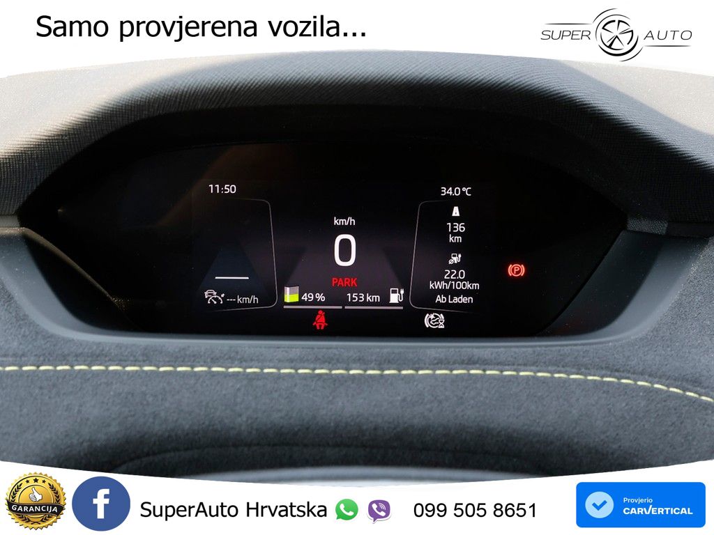 Škoda Enyaq Coupe iV RS 82 kWh (299 KS) AWD Lounge MATRIX+GR SJED+KAM