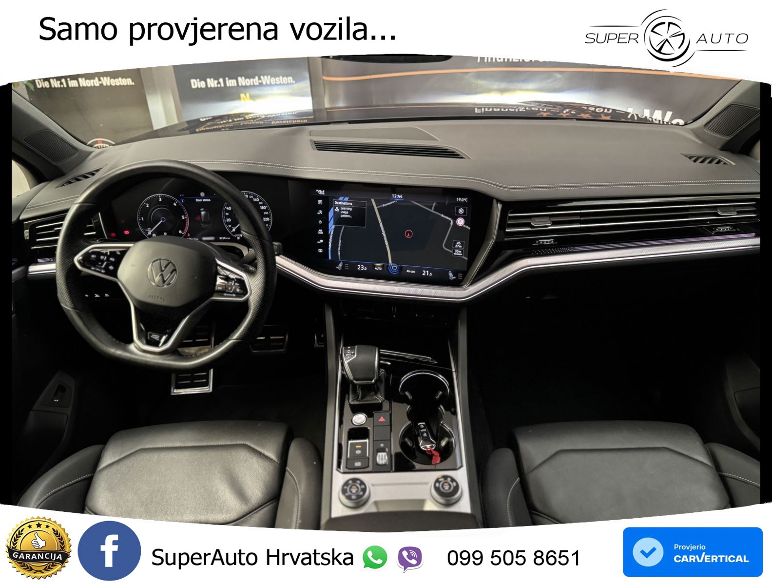 Volkswagen Touareg 3.0 V6 TDI (286 KS) 4MOTION Tiptronic R-Line ZRAČNI+ACC+4xGR SJED+KAM