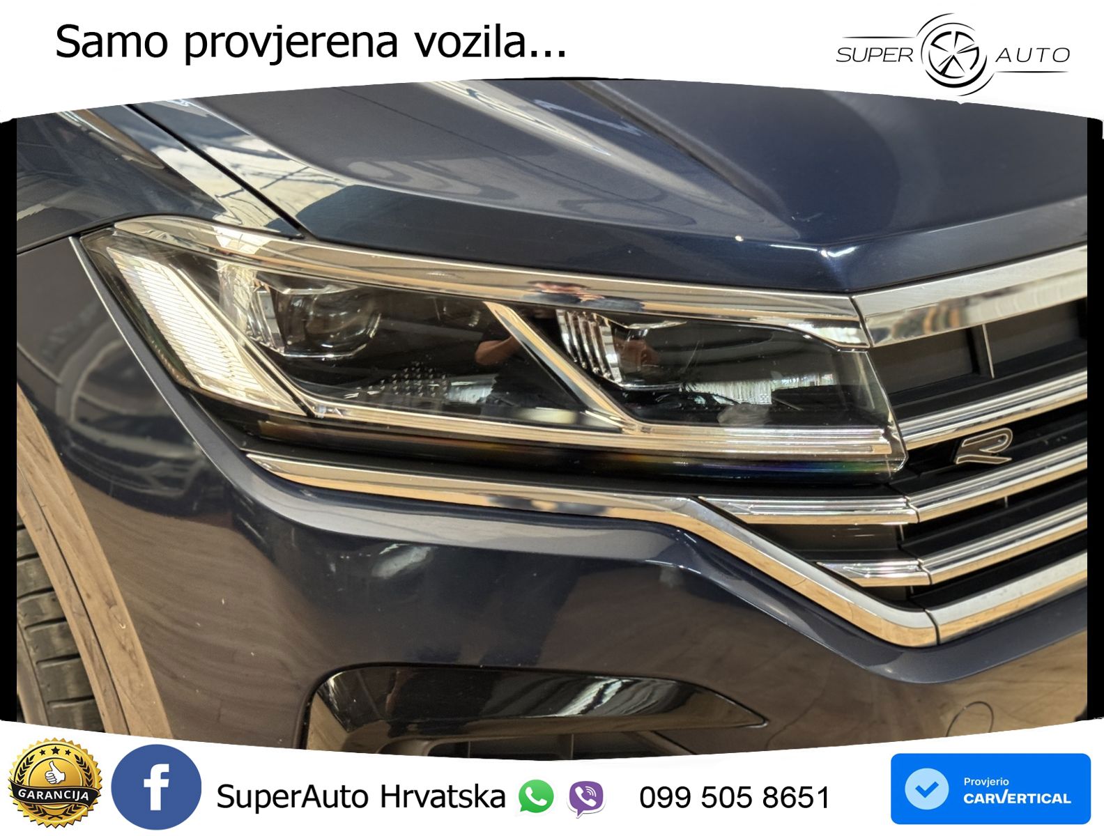 Volkswagen Touareg 3.0 V6 TDI (286 KS) 4MOTION Tiptronic R-Line ZRAČNI+ACC+4xGR SJED+KAM