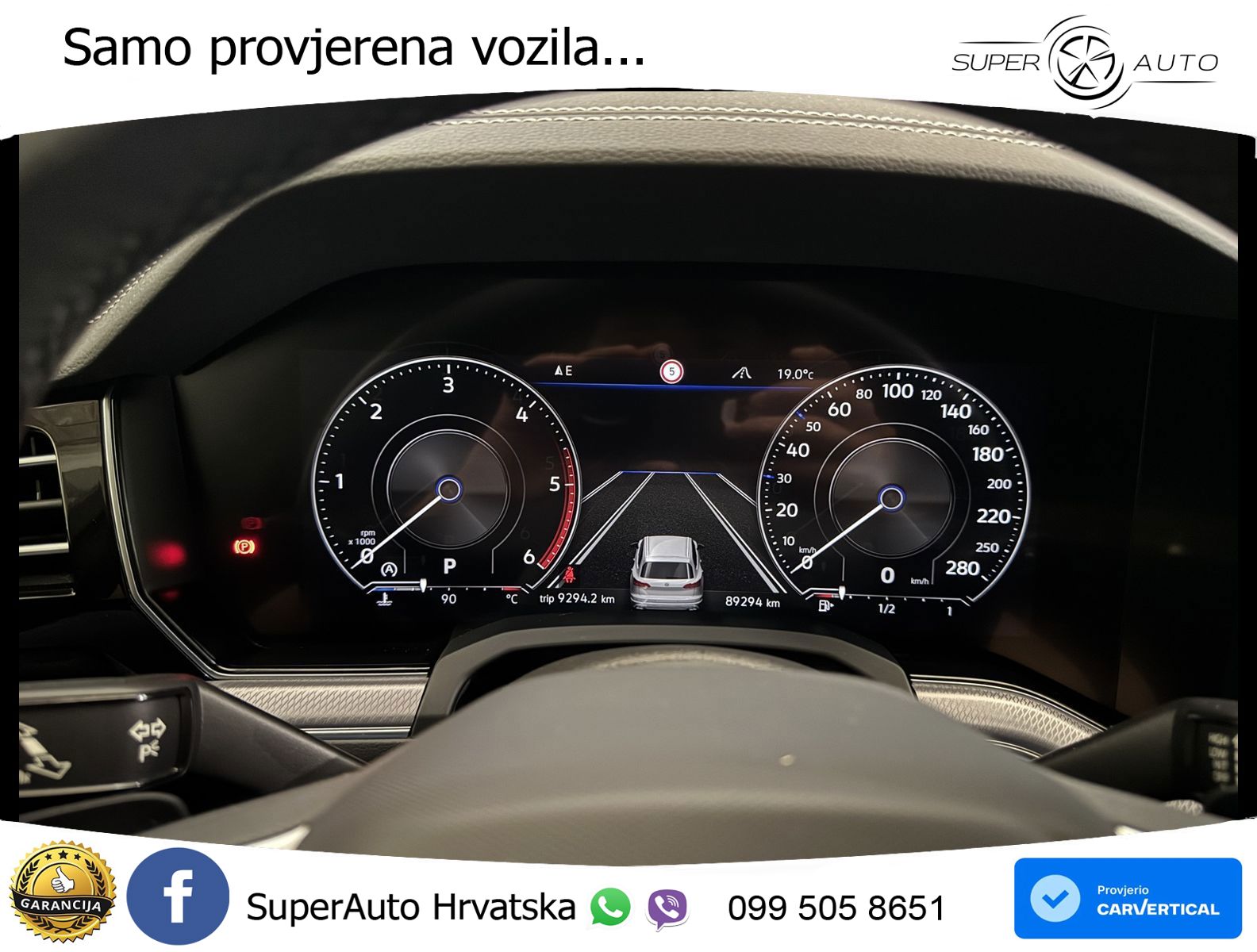 Volkswagen Touareg 3.0 V6 TDI (286 KS) 4MOTION Tiptronic R-Line ZRAČNI+ACC+4xGR SJED+KAM