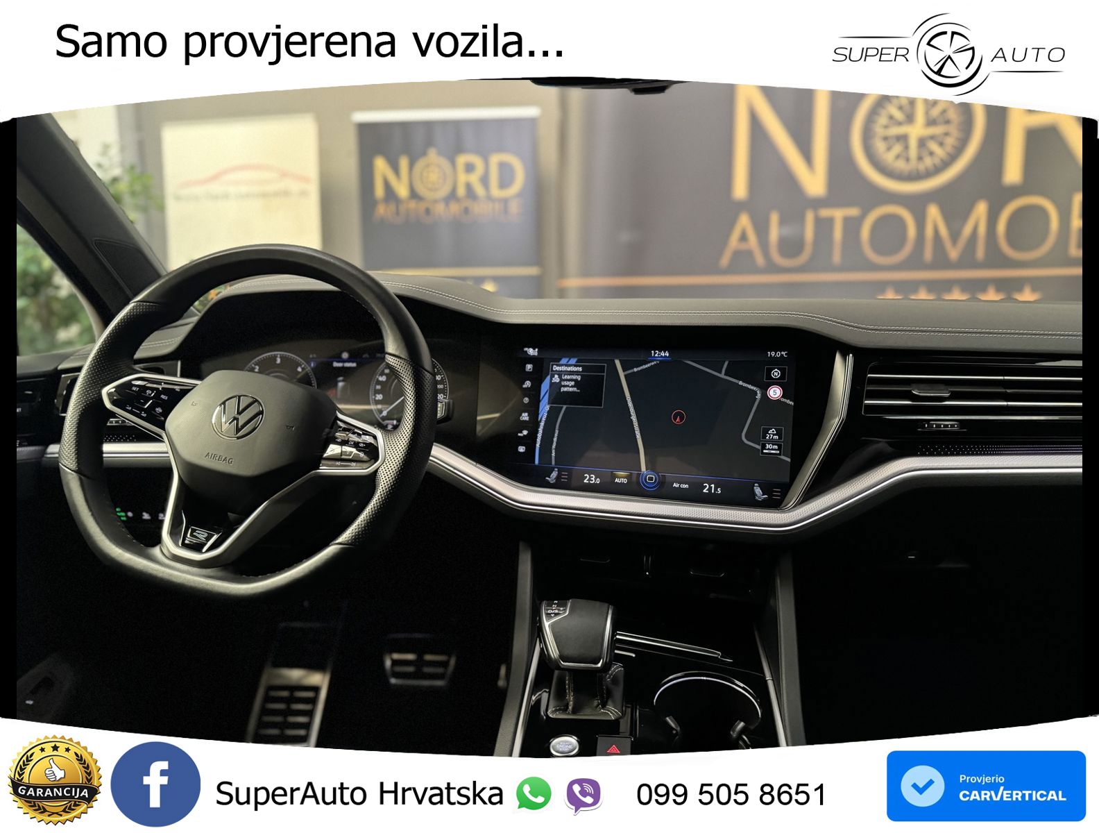 Volkswagen Touareg 3.0 V6 TDI (286 KS) 4MOTION Tiptronic R-Line ZRAČNI+ACC+4xGR SJED+KAM