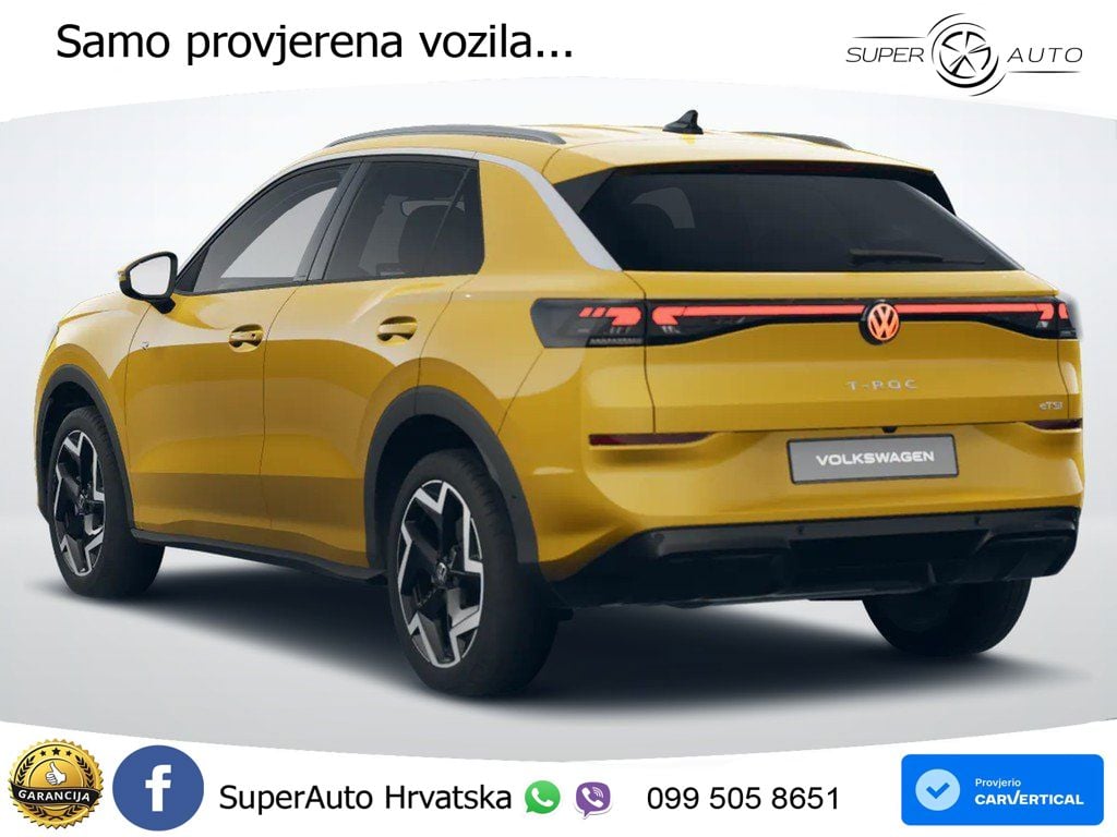 Volkswagen T-Roc 1.5 eTSI (150 KS)  DSG R-Line MATRIX+GR SJED+KAM