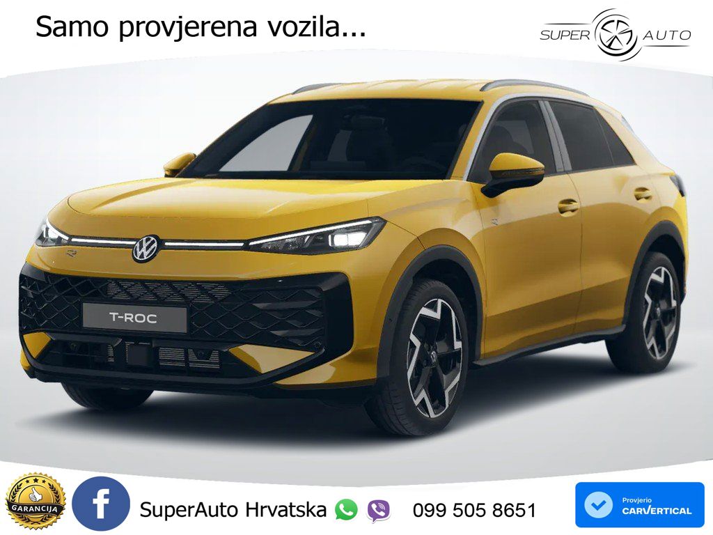 Volkswagen T-Roc 1.5 eTSI (150 KS)  DSG R-Line MATRIX+GR SJED+KAM