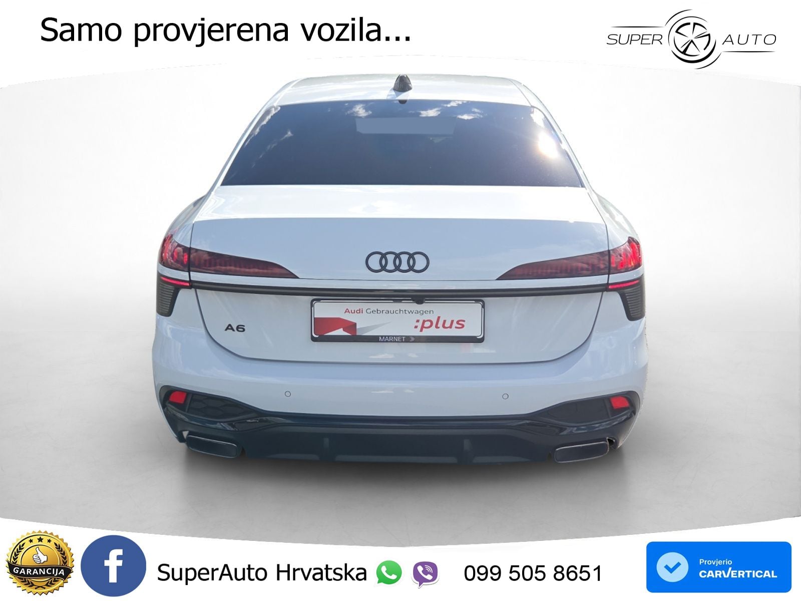 Audi A6 2.0 TFSI (204 KS) S tronic S line LED+GR SJED+ACC
