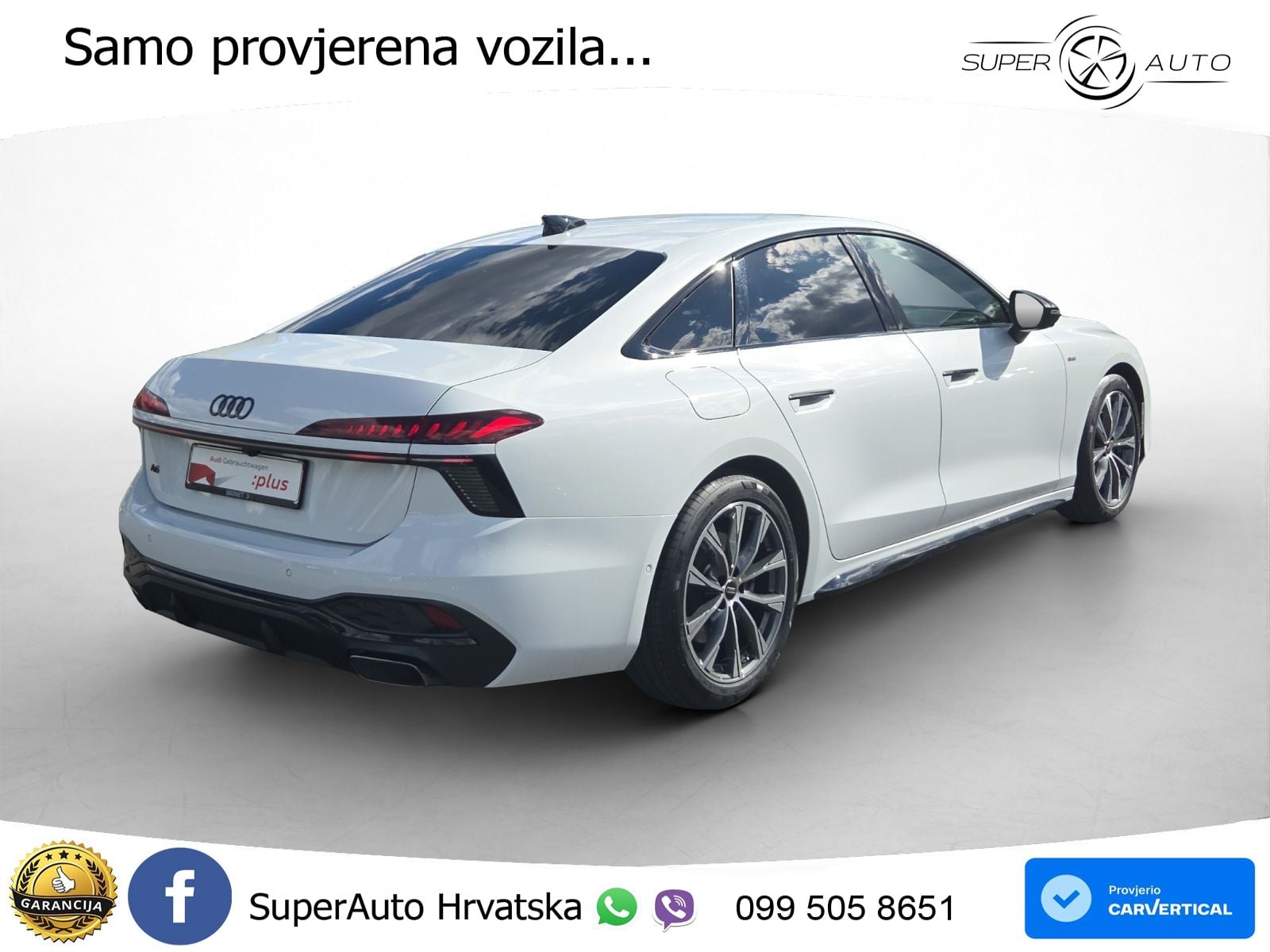 Audi A6 2.0 TFSI (204 KS) S tronic S line LED+GR SJED+ACC