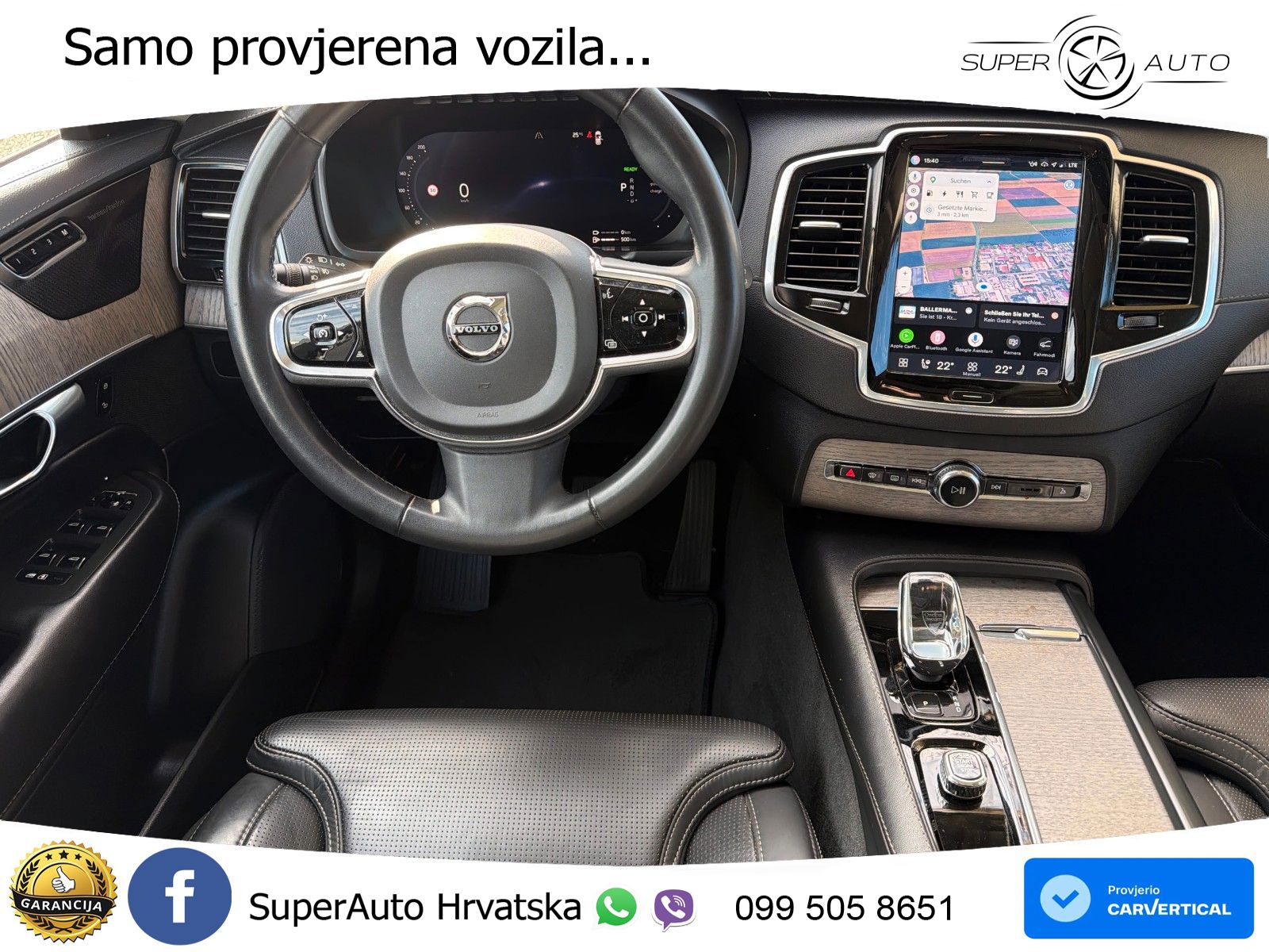 Volvo XC90 2.0 T8 AWD Automatic ACC+HEAD+4xGR SJED+360+PANO