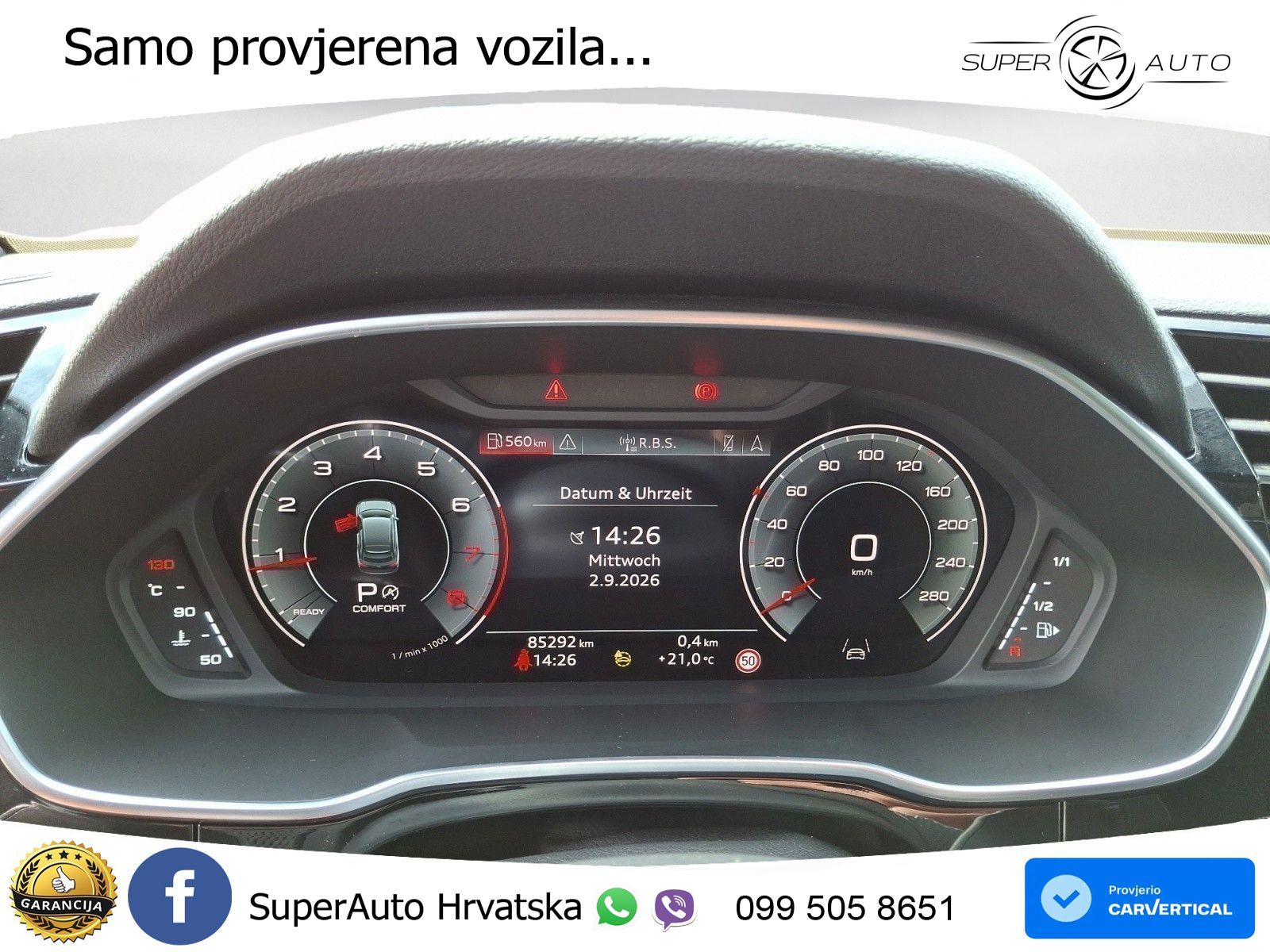 Audi Q3 II Sportback 40 TFSI (190 KS) quattro S tronic S line MATRIX+GR SJED+KAM