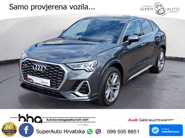 Audi Q3 II Sportback 40 TFSI (190 KS) quattro S tronic S line MATRIX+GR SJED+KAM