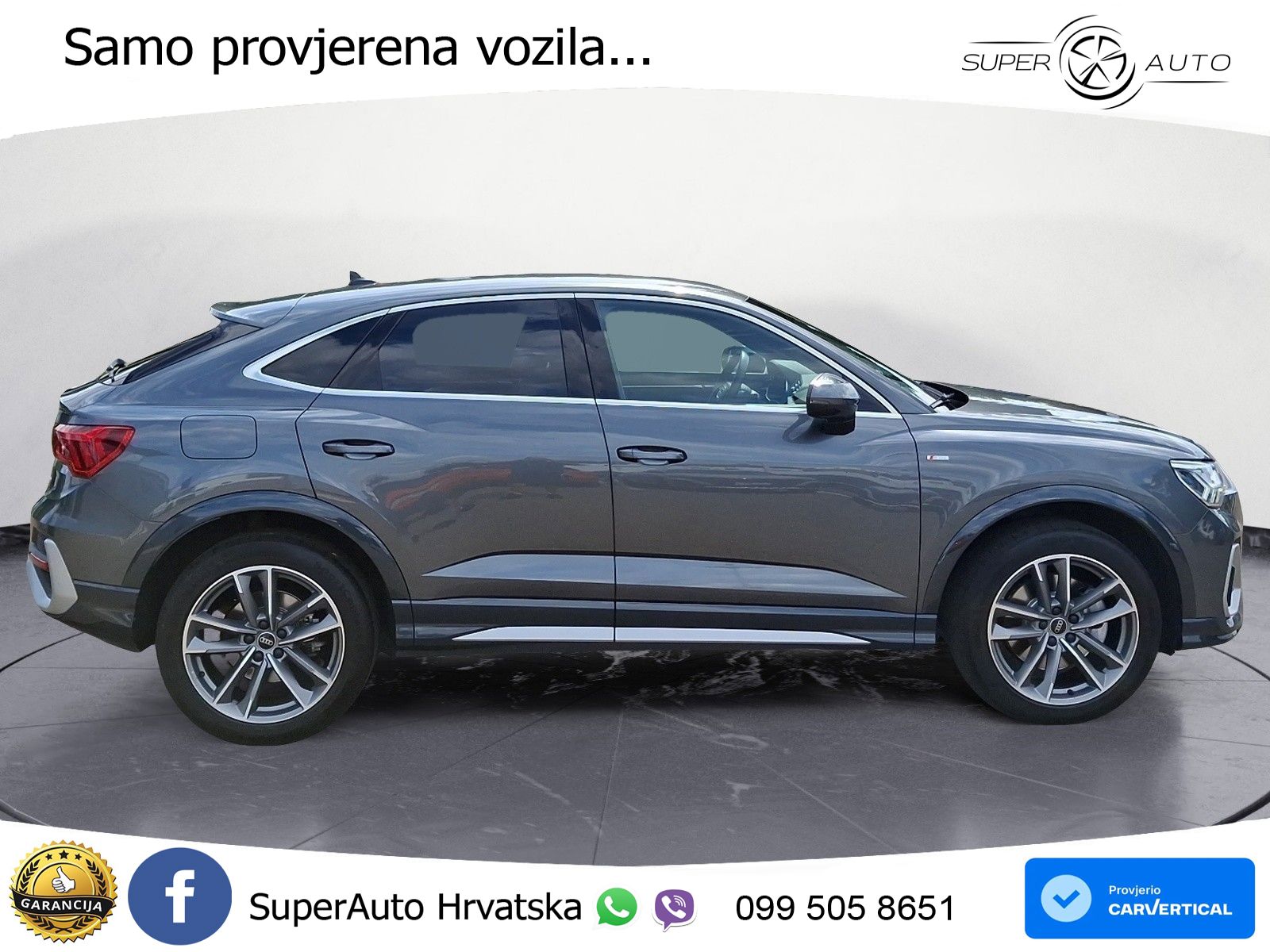 Audi Q3 II Sportback 40 TFSI (190 KS) quattro S tronic S line MATRIX+GR SJED+KAM