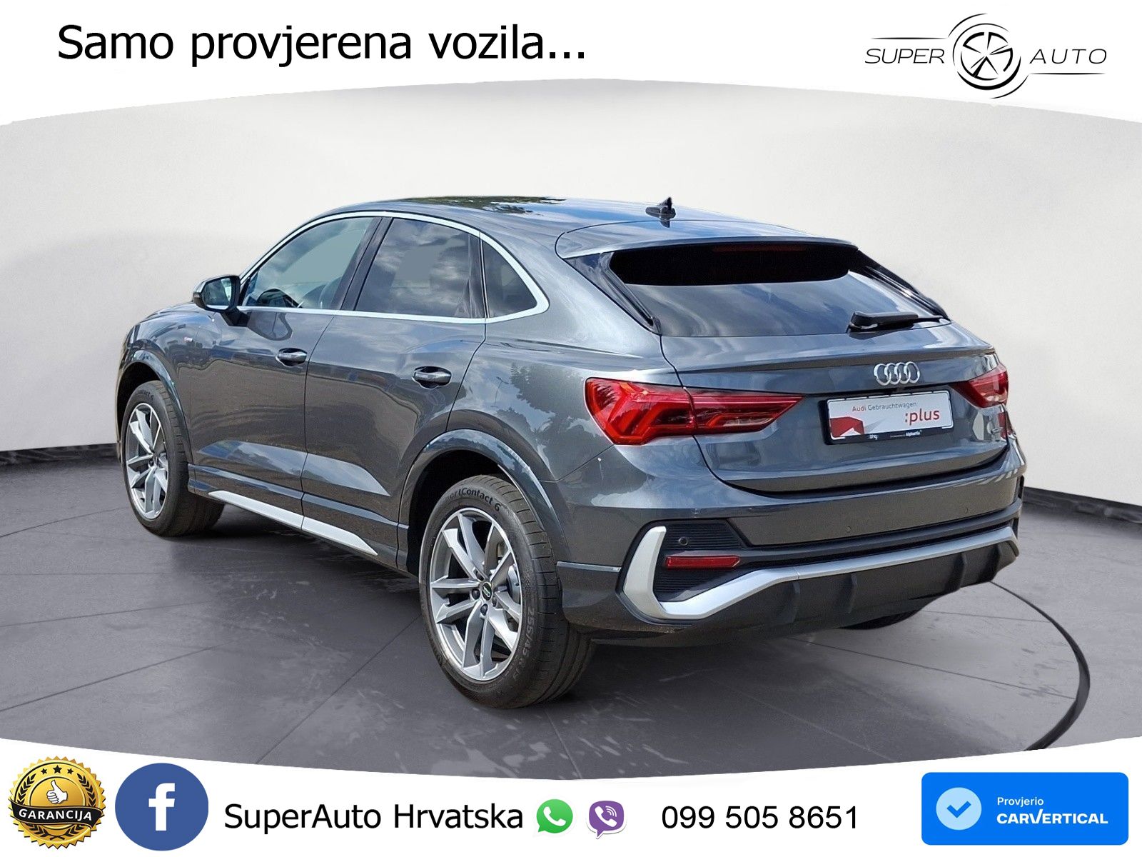 Audi Q3 II Sportback 40 TFSI (190 KS) quattro S tronic S line MATRIX+GR SJED+KAM