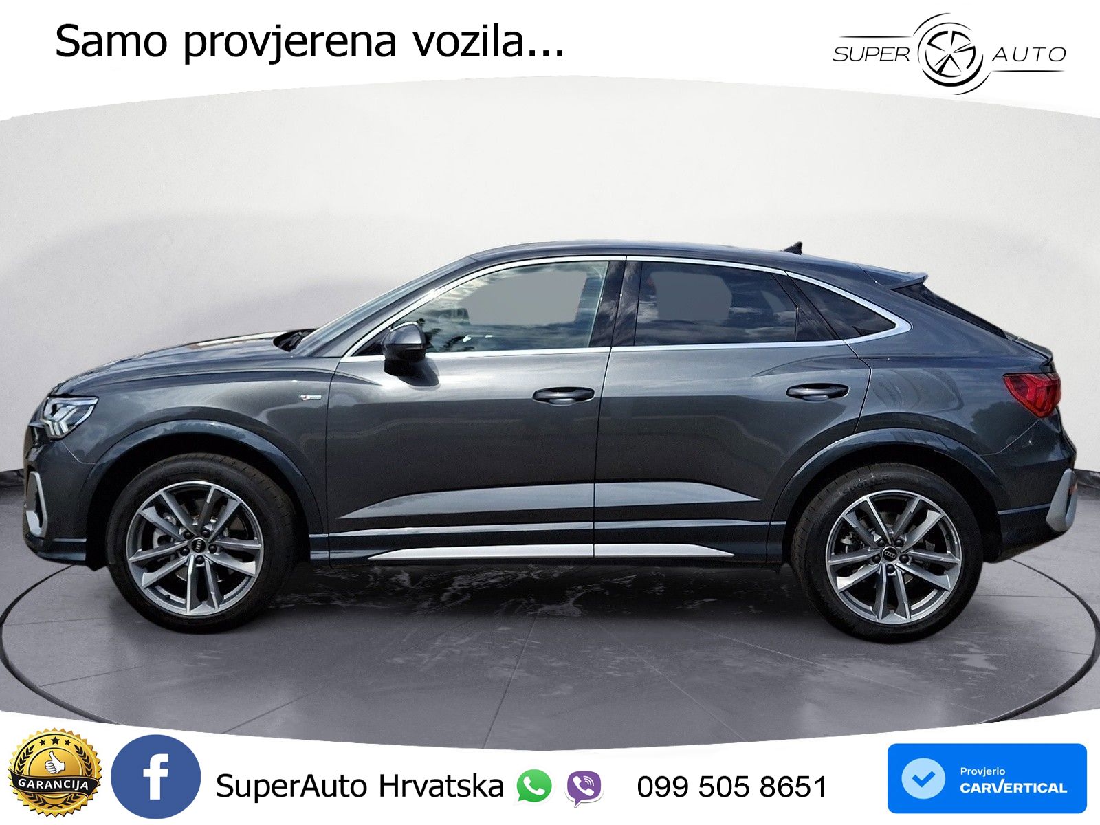 Audi Q3 II Sportback 40 TFSI (190 KS) quattro S tronic S line MATRIX+GR SJED+KAM