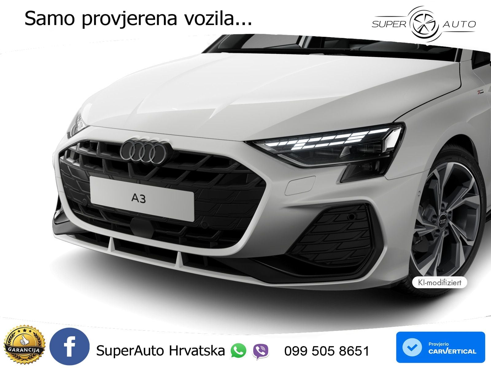 Audi A3 Limuzina 35 TFSI (150 KS) S tronic S line LED+GR SJED+ACC