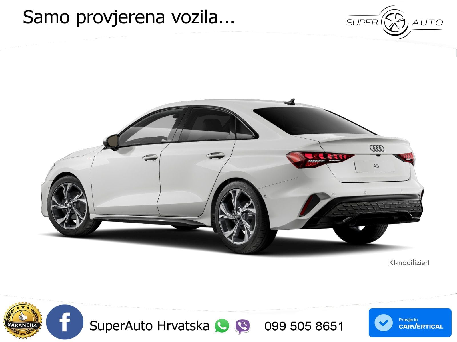 Audi A3 Limuzina 35 TFSI (150 KS) S tronic S line LED+GR SJED+ACC
