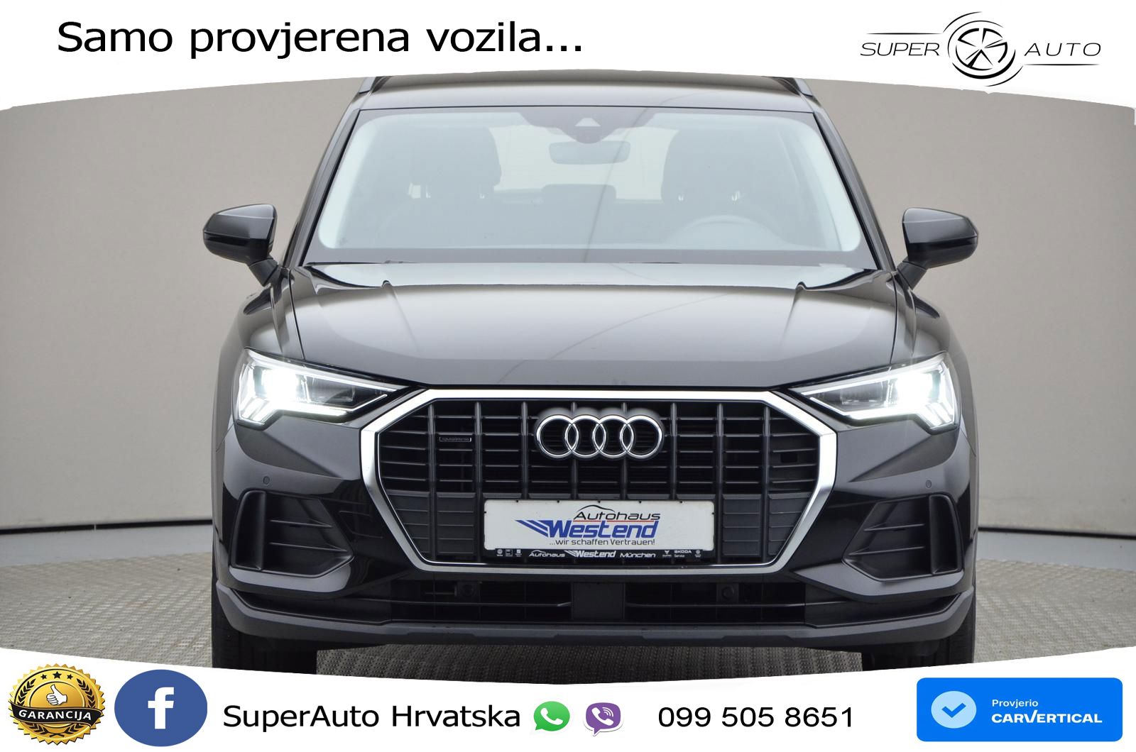 Audi Q3 40 TFSI (190 KS) quattro S tronic LED+GR SJED+ACC