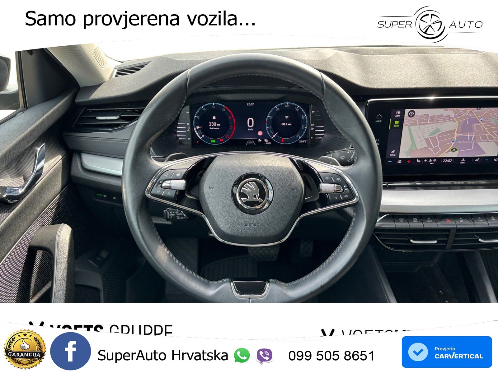 Škoda Octavia Combi 2.0 TDI (150 KS) DSG MATRIX+GR SJED+KAM