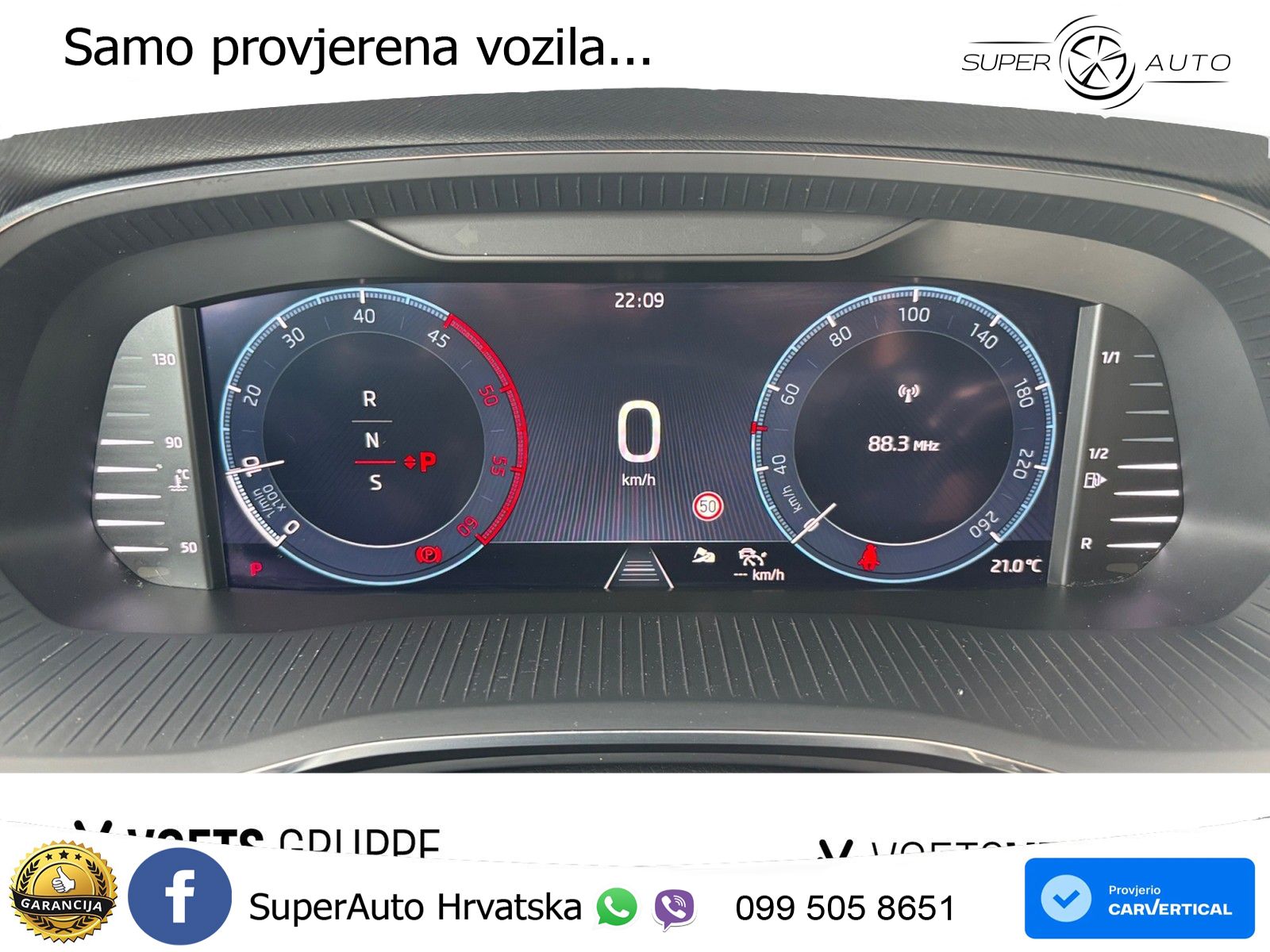 Škoda Octavia Combi 2.0 TDI (150 KS) DSG MATRIX+GR SJED+KAM
