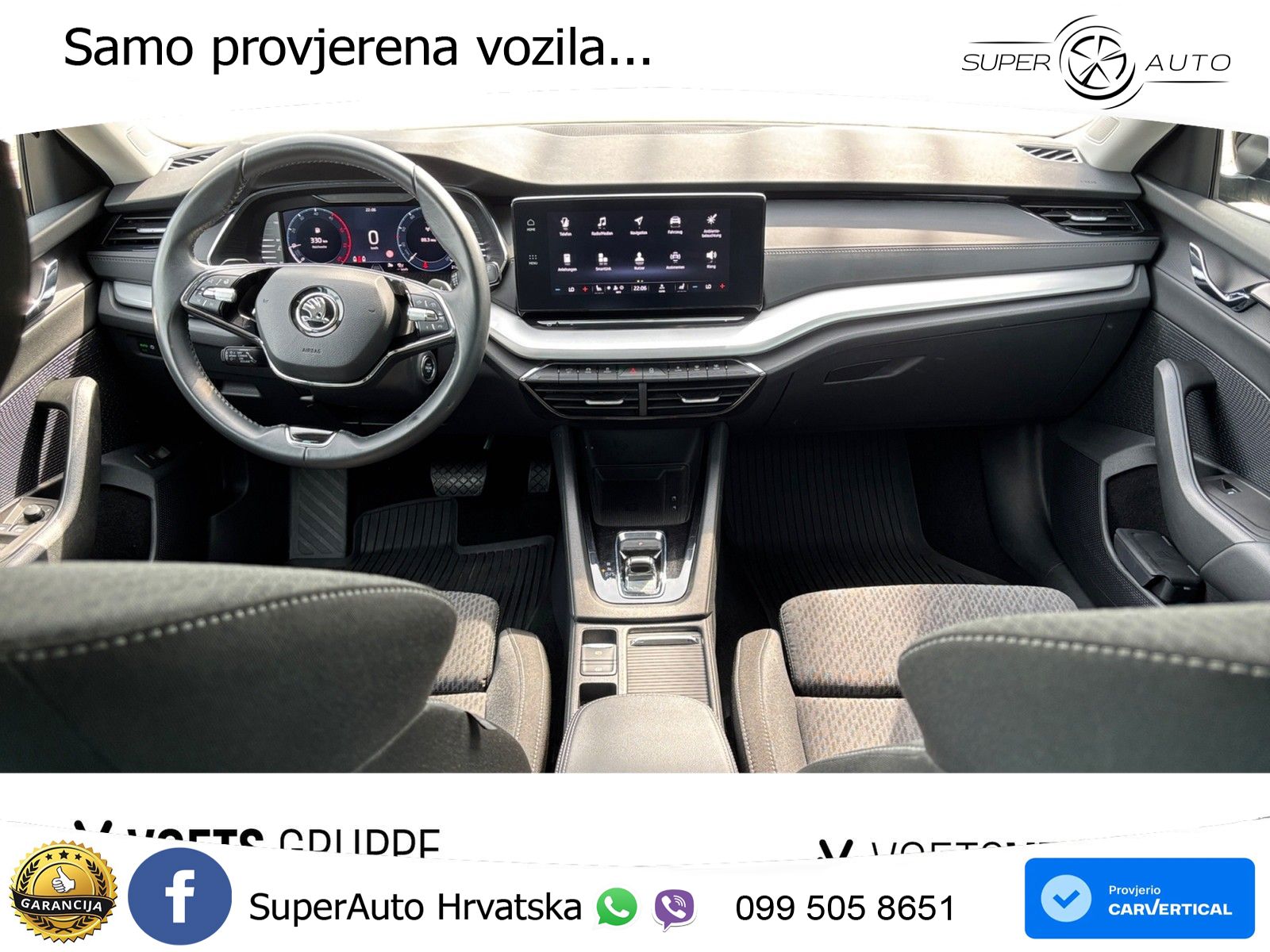 Škoda Octavia Combi 2.0 TDI (150 KS) DSG MATRIX+GR SJED+KAM