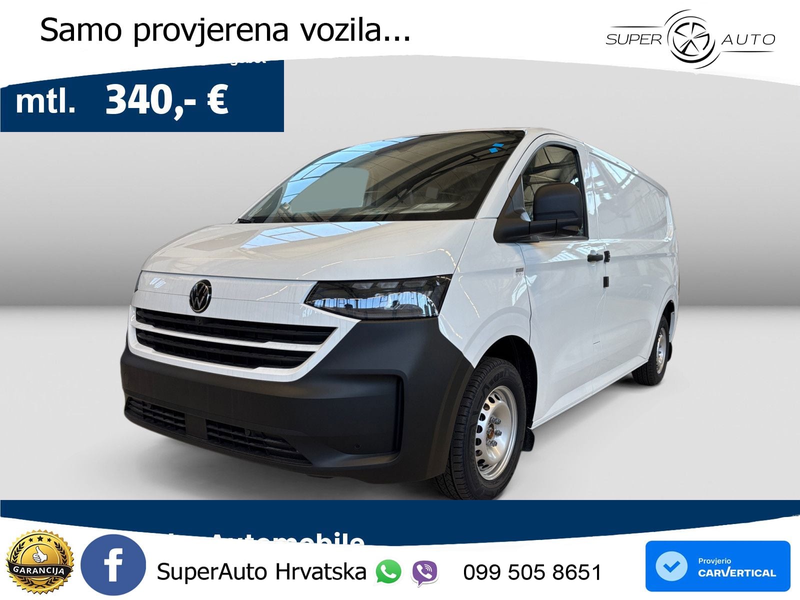 Volkswagen T7 Transporter Kasten lang  2,5 l eHybrid 171 kW 232 KS