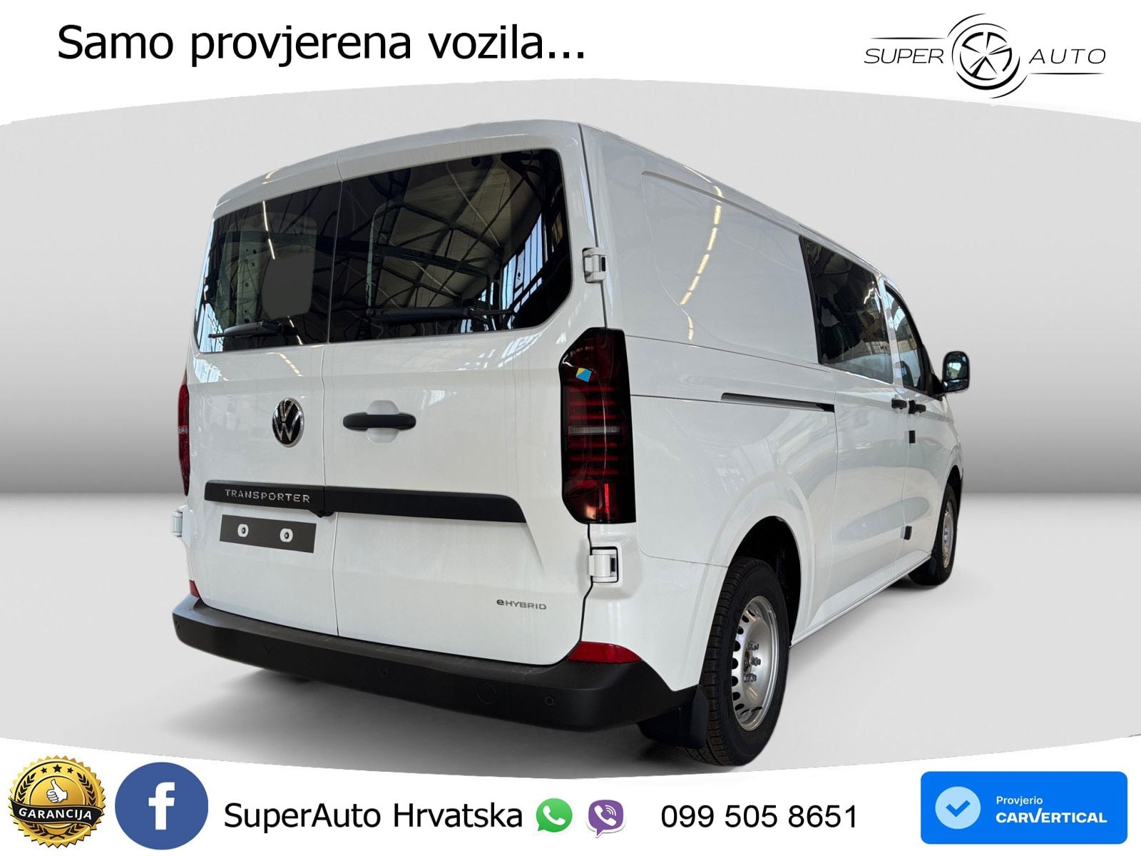 Volkswagen T7 Transporter Kasten lang  2,5 l eHybrid 171 kW 232 KS