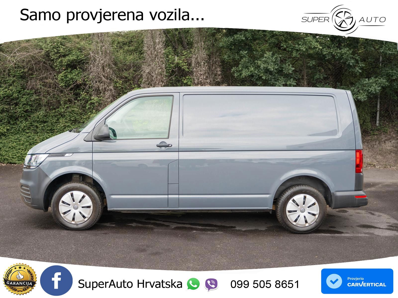 Volkswagen T6.1 Transporter TDI AHK*Holz Boden*Doppelsitz 110 KS
