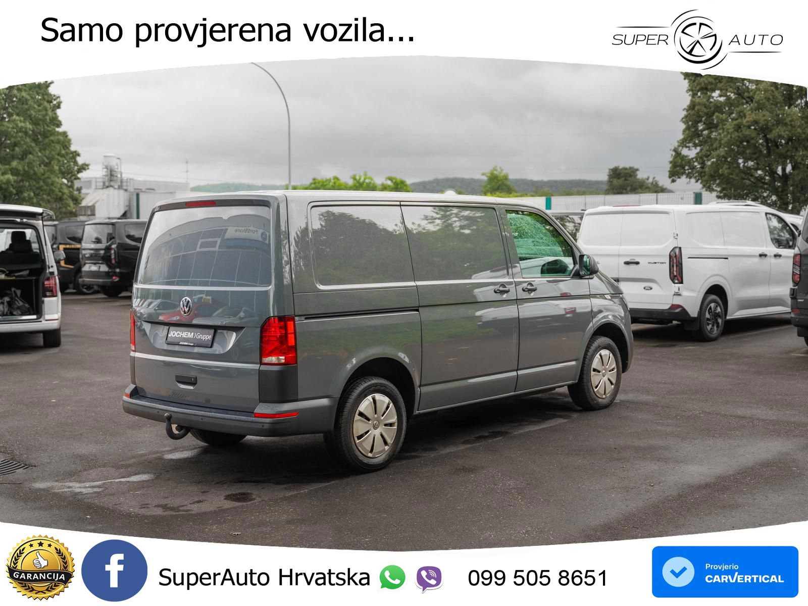 Volkswagen T6.1 Transporter TDI AHK*Holz Boden*Doppelsitz 110 KS